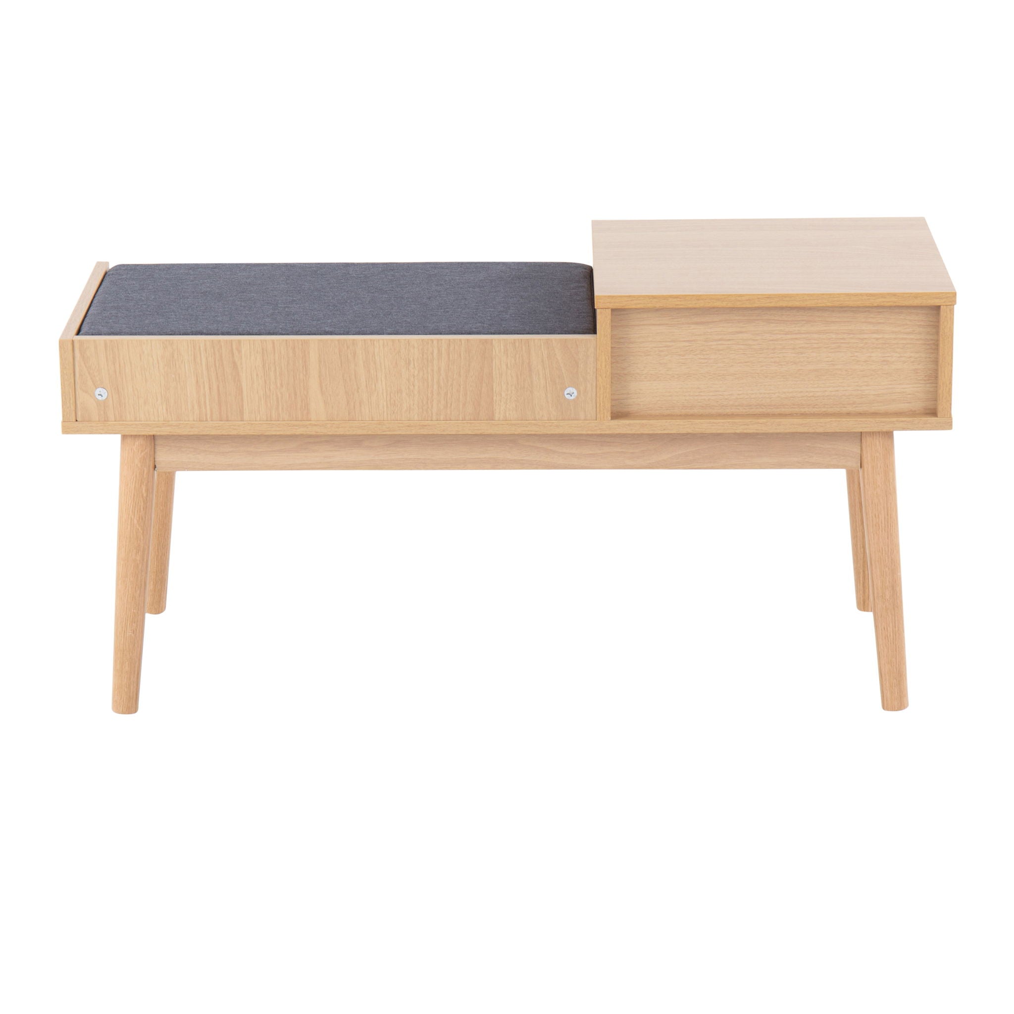 Telephone Contemporary Bench With Pull Out Drawer - Best Buy Furniture