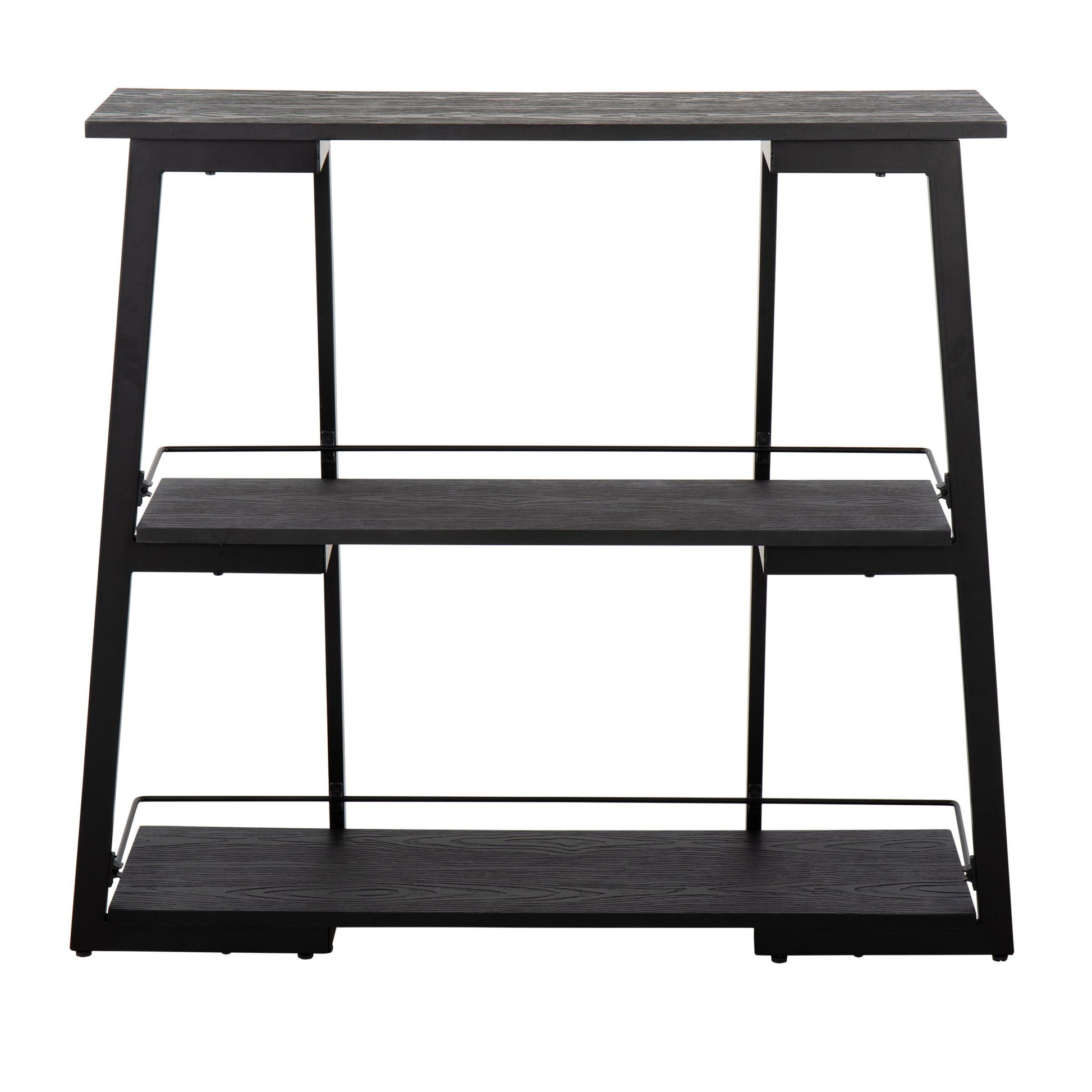 Converge - Industrial Bookcase - Black - Best Buy Furniture