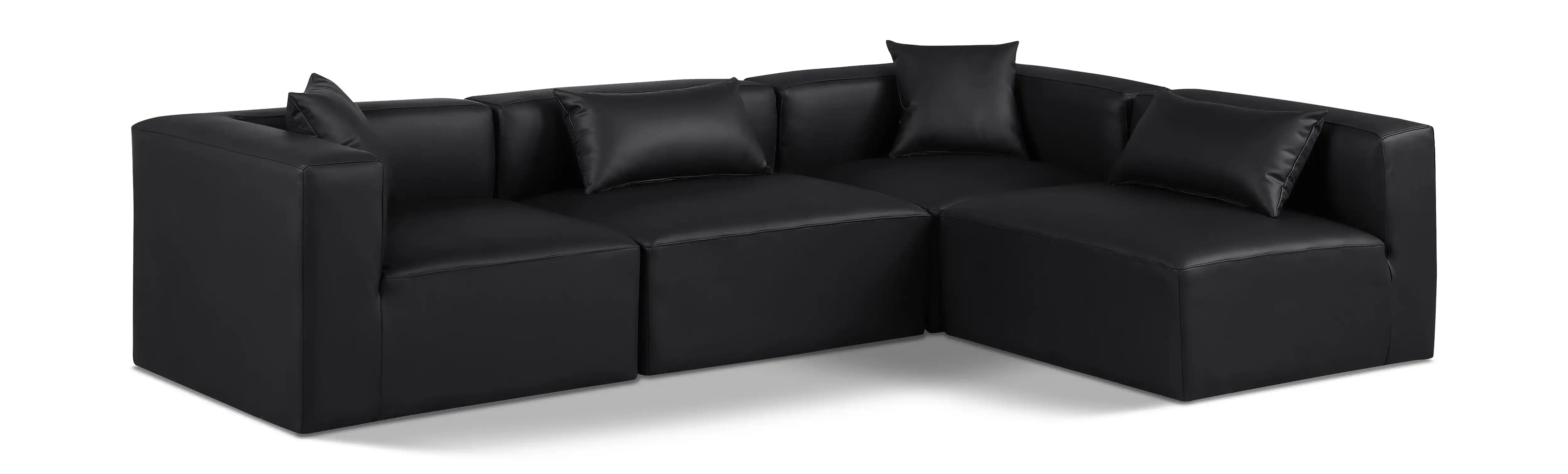 Cube - 4 Piece Modular Corner Sectional - Best Buy Furniture