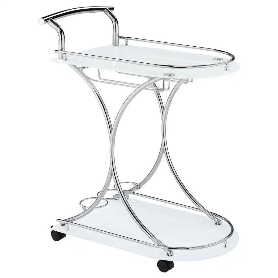 Elfman - 2-Shelve Serving Cart - Best Buy Furniture