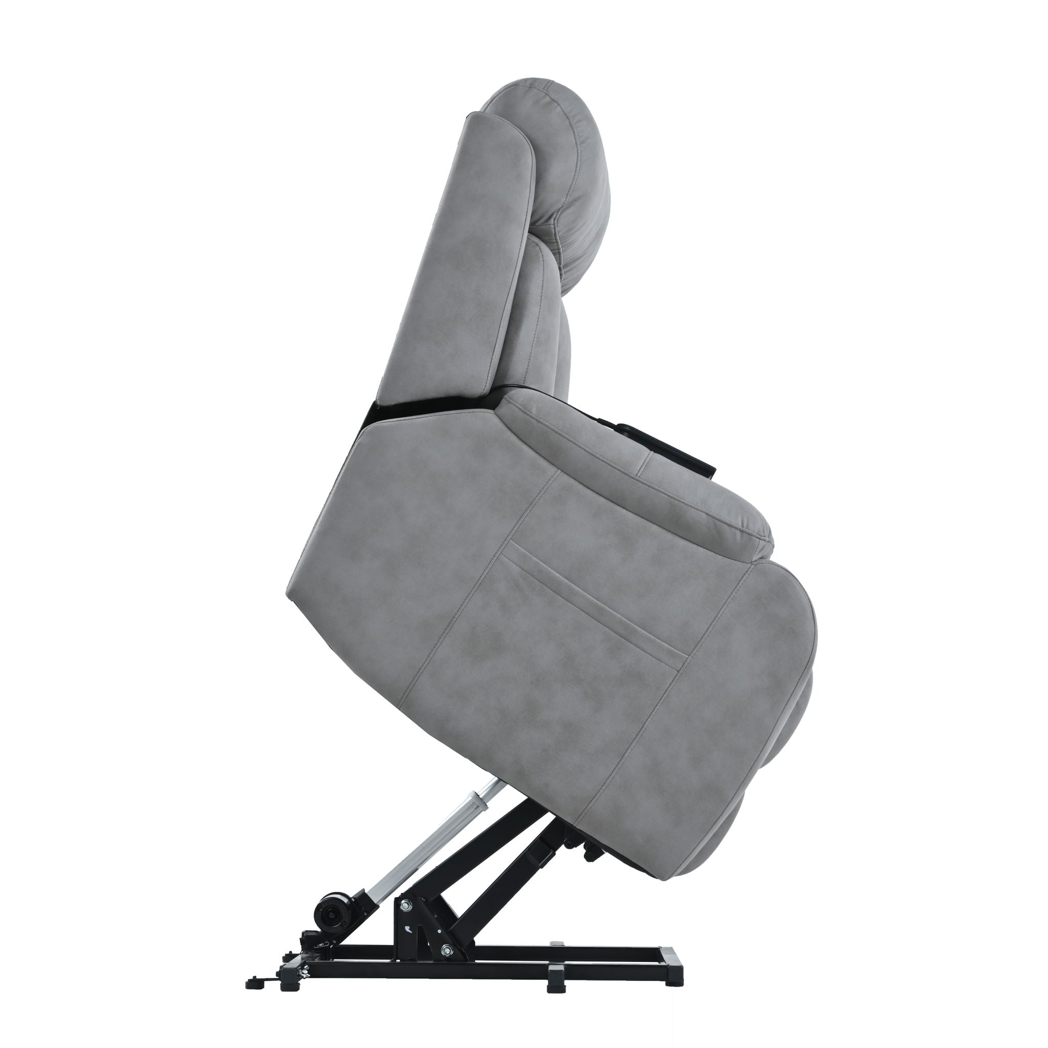 Lift Chair Recliner For Elderly Power Remote Control Recliner Sofa Relax Soft Chair Anti-Skid Australia Cashmere Fabric Furniture Living Room - Best Buy Furniture