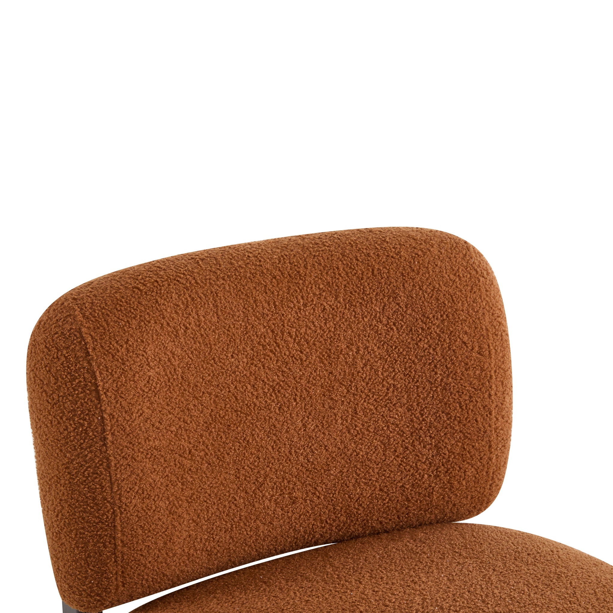Modern Boucle Lounge Chair With Solid Wood Fram - Best Buy Furniture