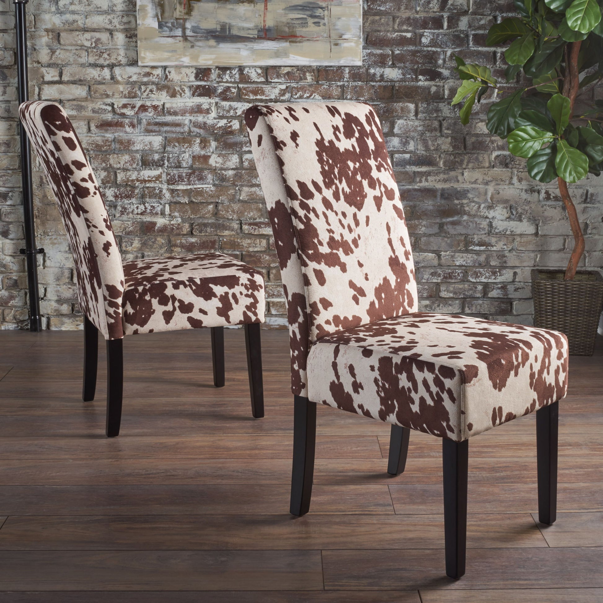 Contemporary Dining Chair With Rubberwood Legs (Set of 2) - Best Buy Furniture