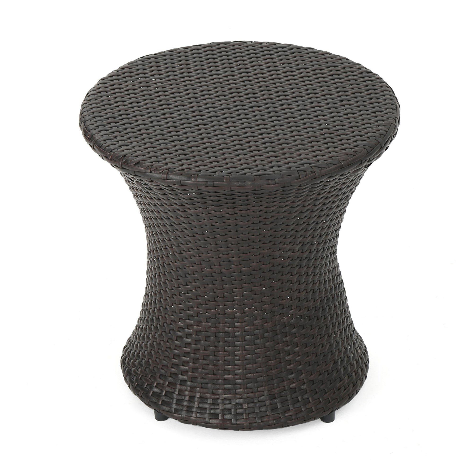 Thrive - Hourglass Rattan Table With No Glass Top - Best Buy Furniture