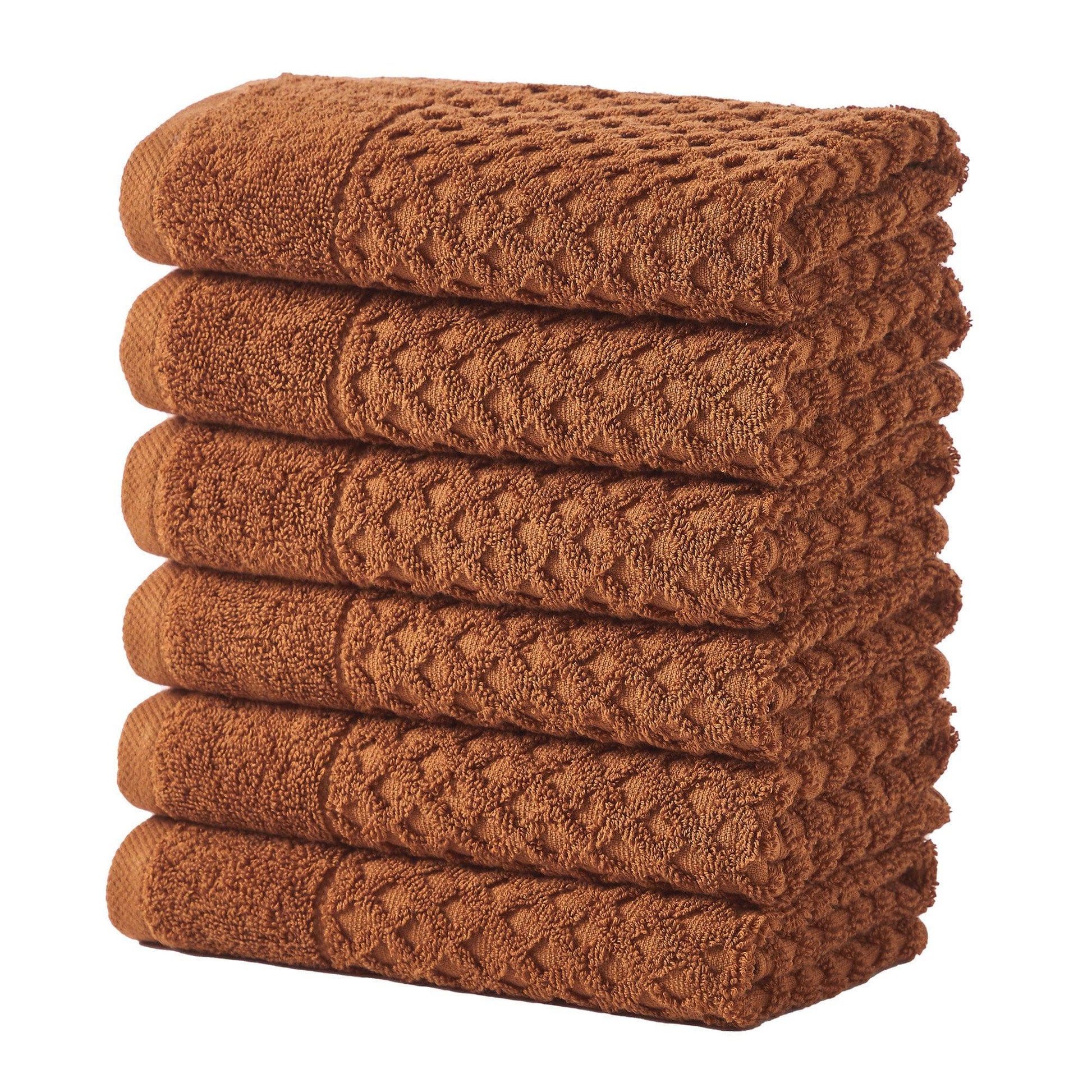 Cotton Diamond Waffle Weave Bath Towel Set - Grayson Collection - Best Buy Furniture