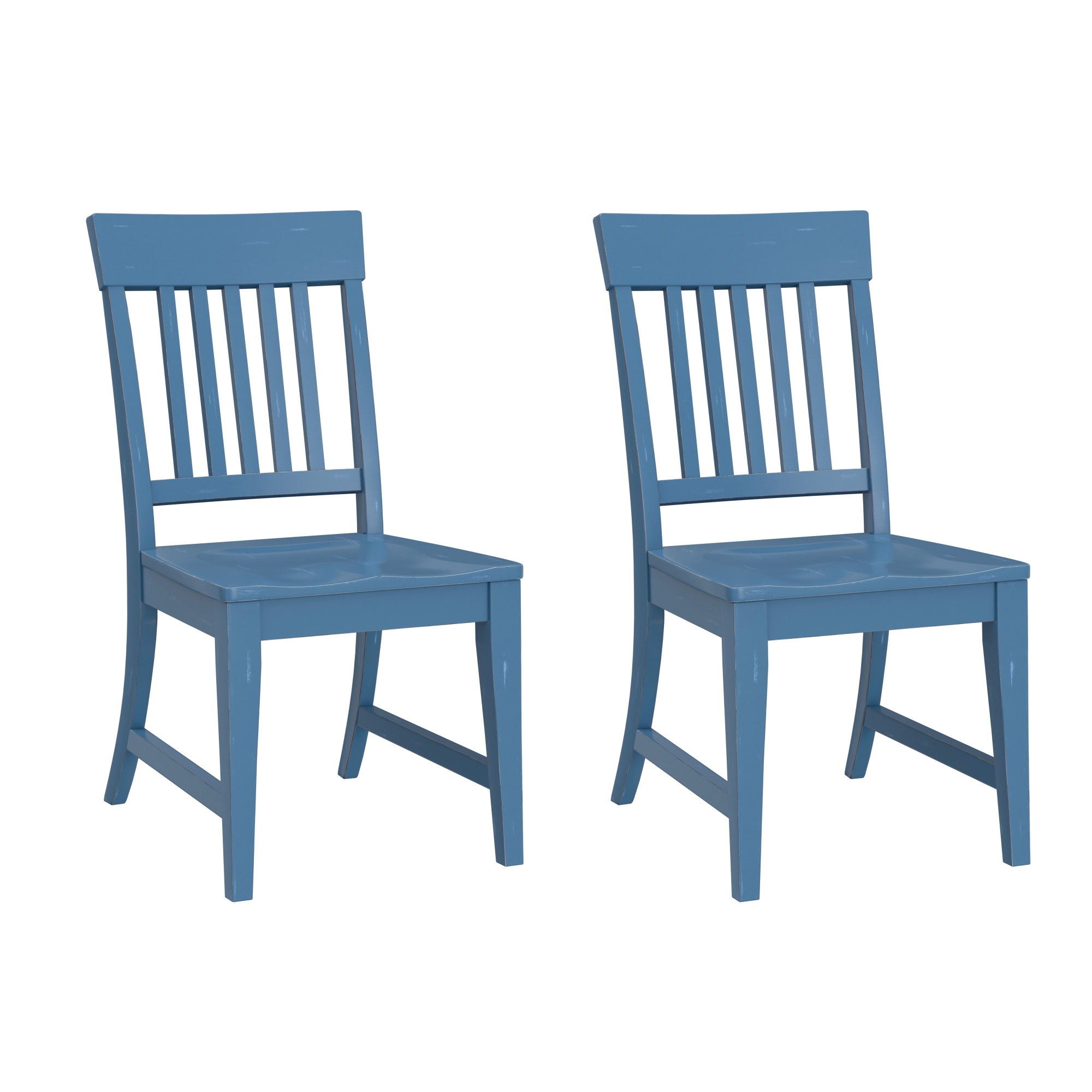 Haidel - Slat Back Dining Chairs (Set of 2) - Best Buy Furniture