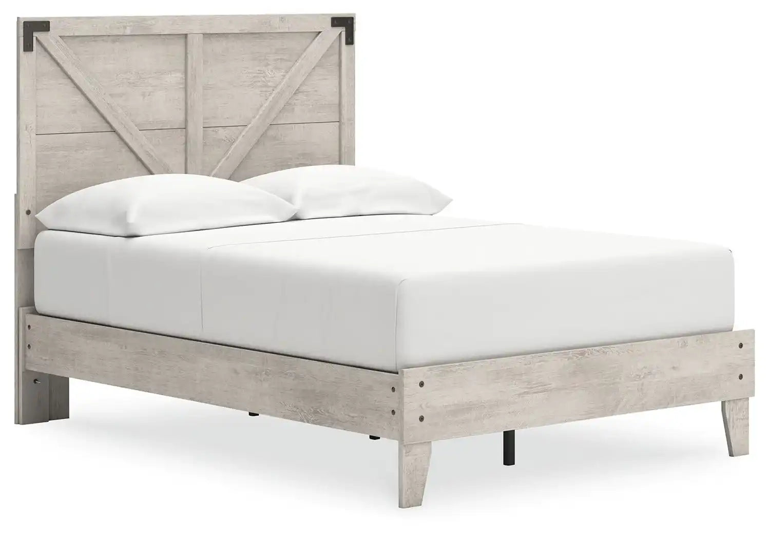Shawburn - Platform Bed With Crossbuck Panel Headboard - Best Buy Furniture