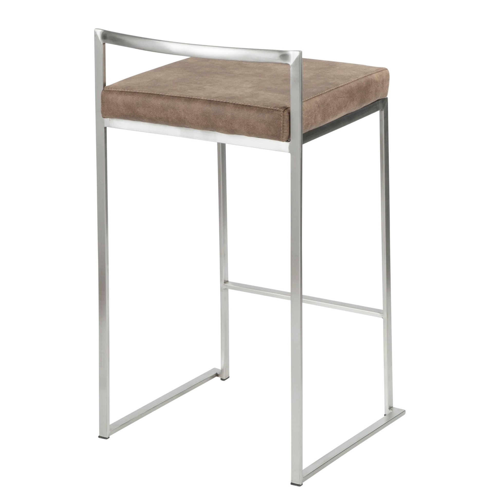 Fuji - Contemporary Elegant Stackable Counter Stool Set - Best Buy Furniture