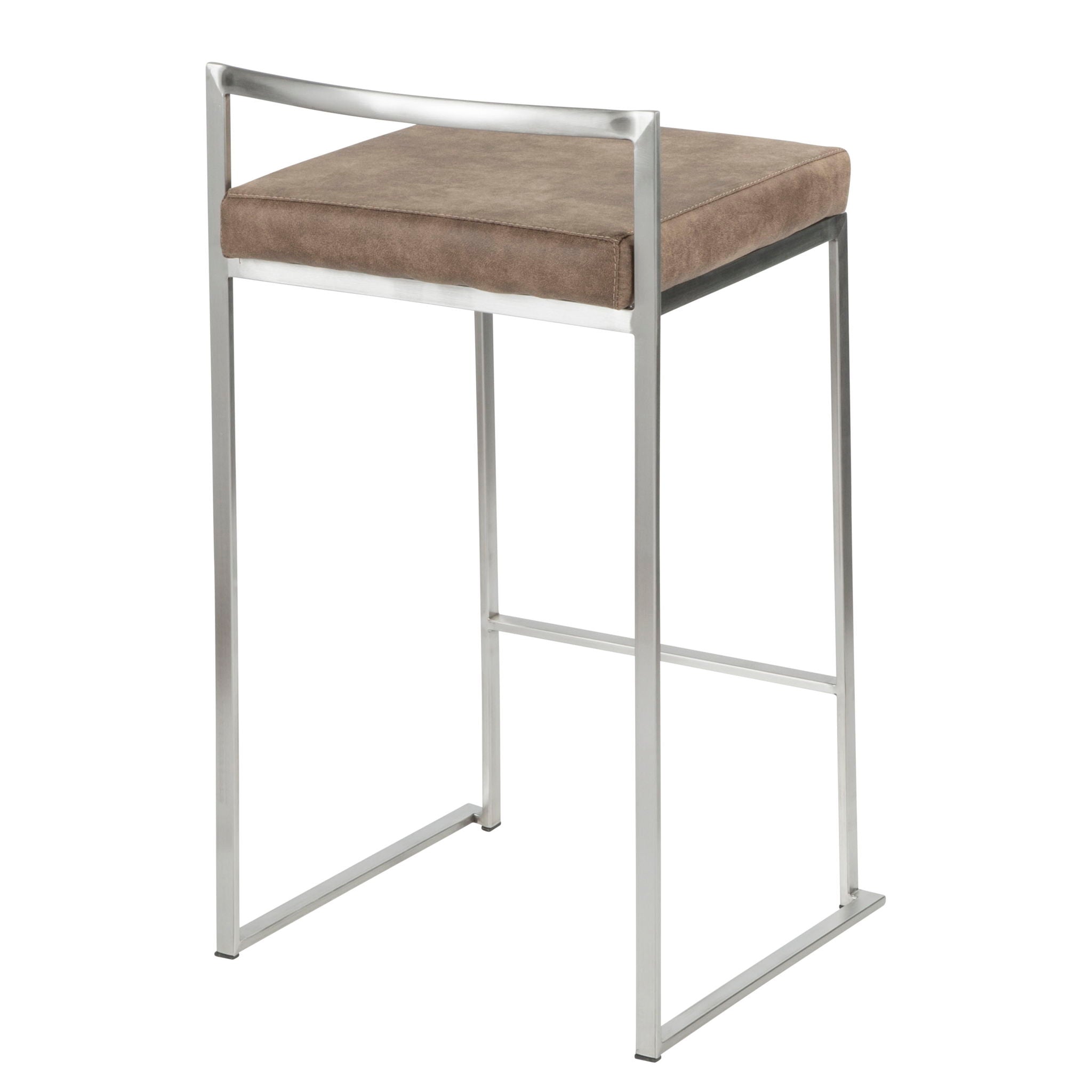 Fuji - Contemporary Elegant Stackable Counter Stool Set - Best Buy Furniture
