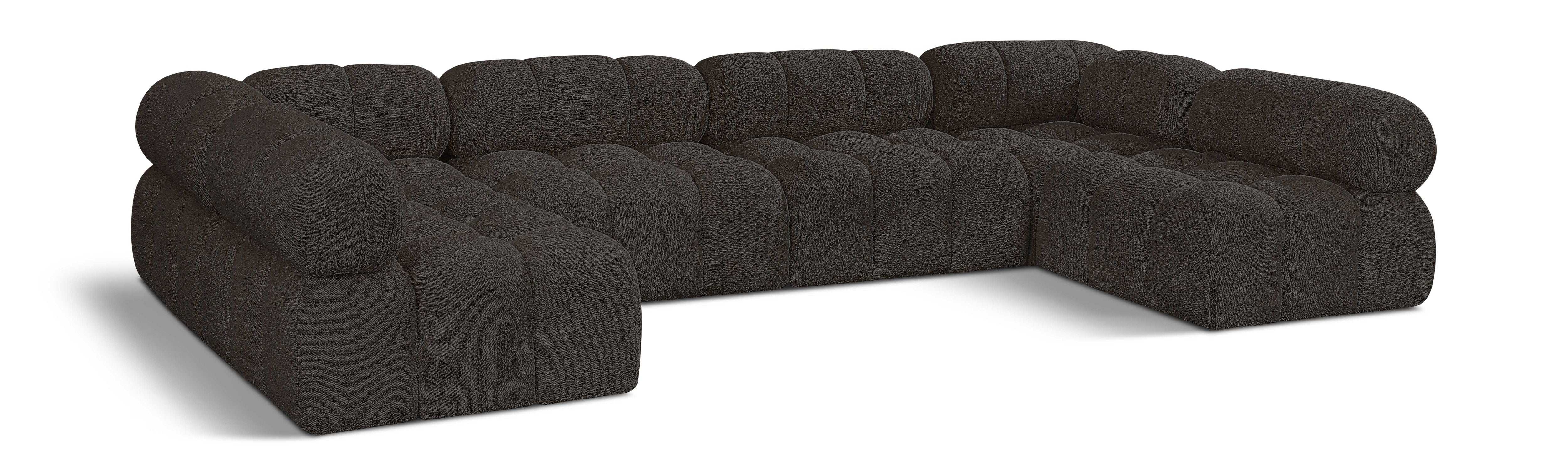 Ames - 6 Piece Fabric Modular Sectional - Best Buy Furniture