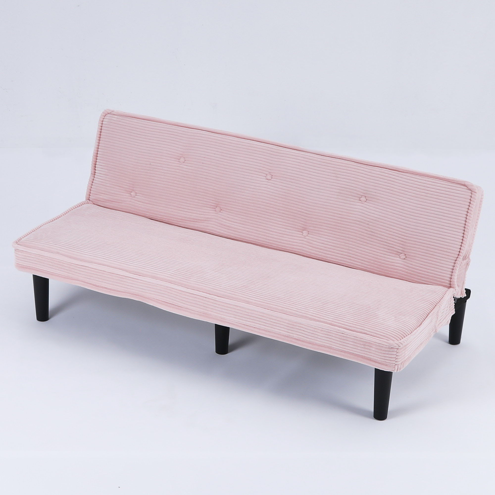 Versatile Corduroy Sofa Bed With Solid Wood Frame - Best Buy Furniture