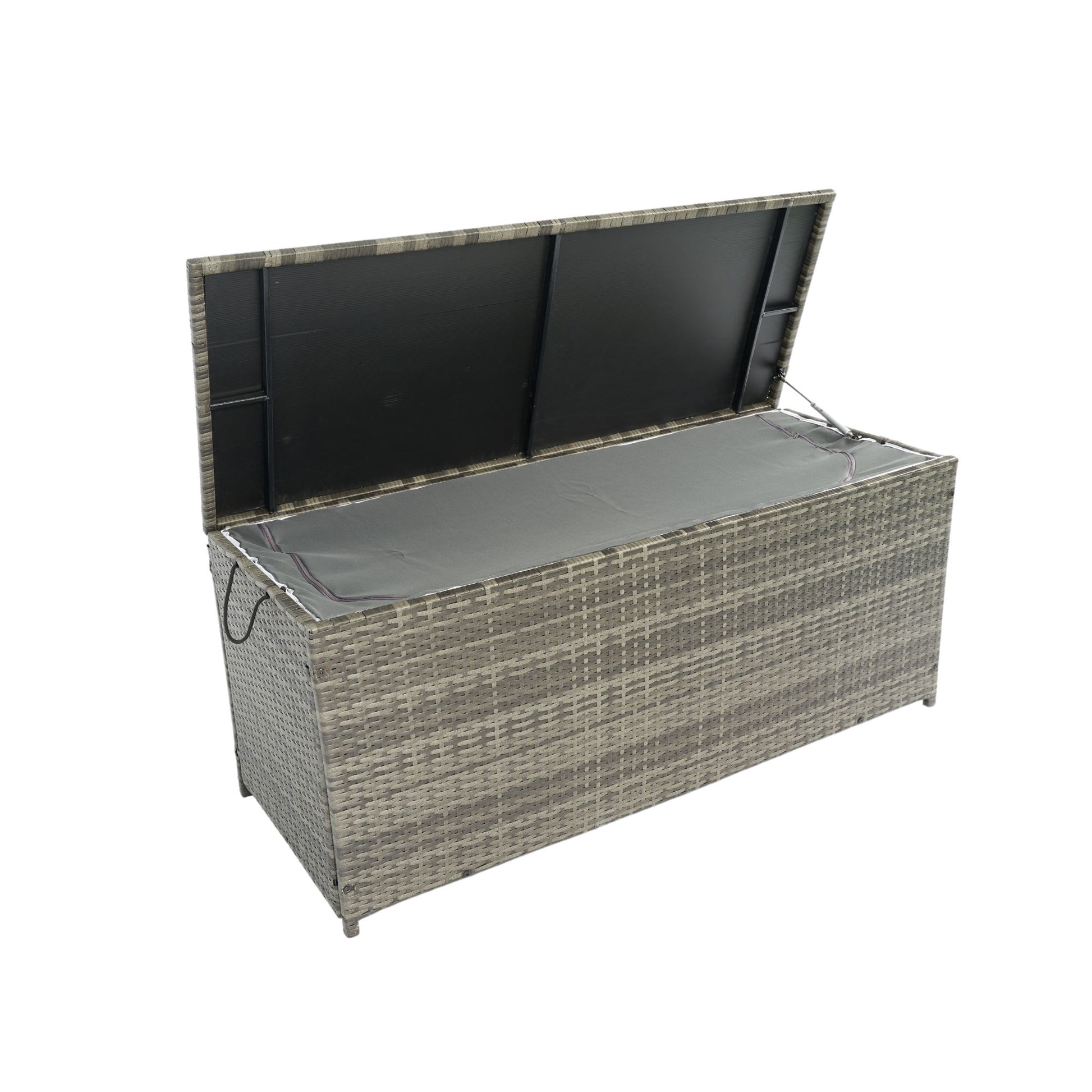 Outdoor Storage Box, Wicker Patio Deck Boxes With Lid, Outdoor Cushion Storage For Kids Toys, Pillows, Towel, Wicker - Best Buy Furniture