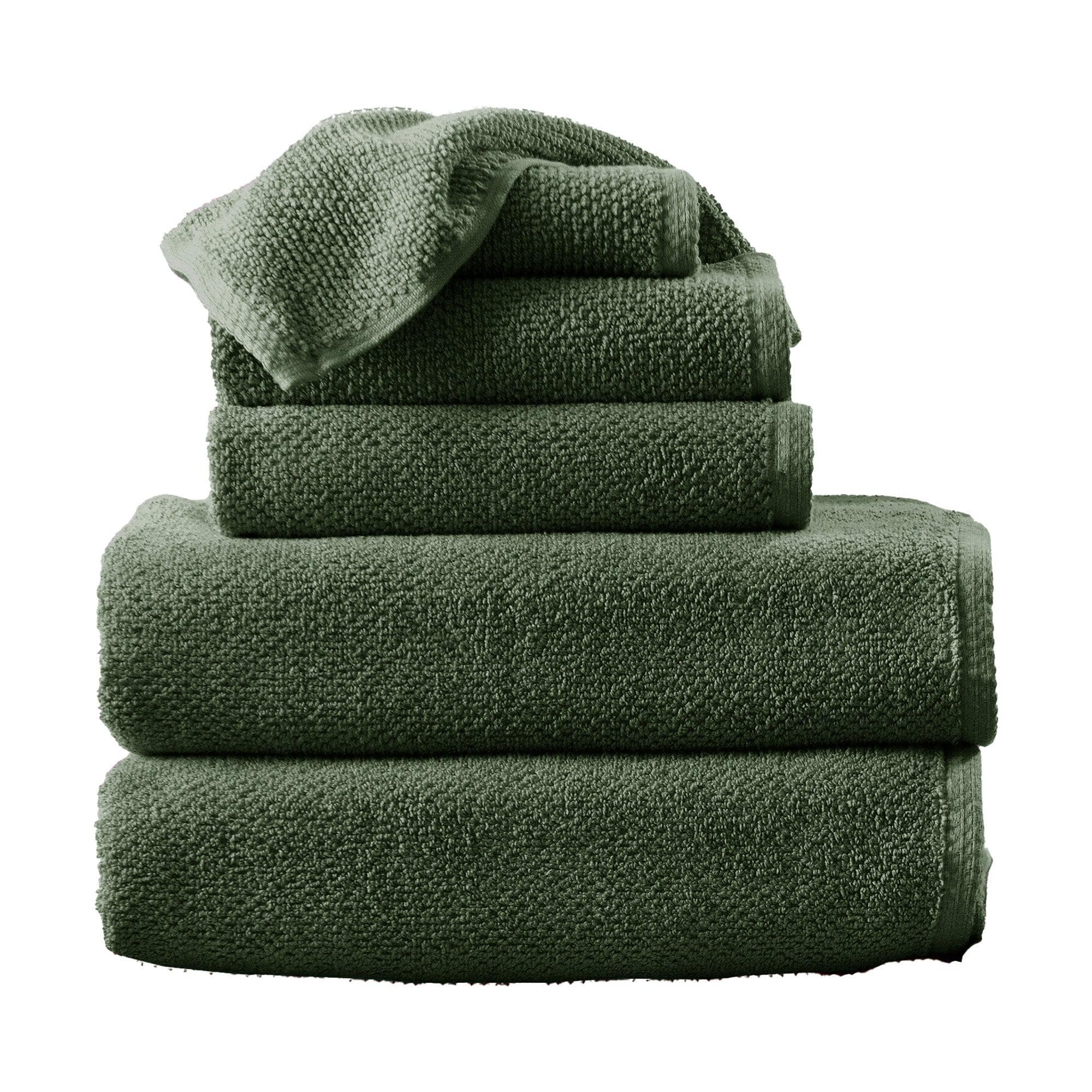 Cotton Textured Bath Towel Set - Acacia Collection - Best Buy Furniture