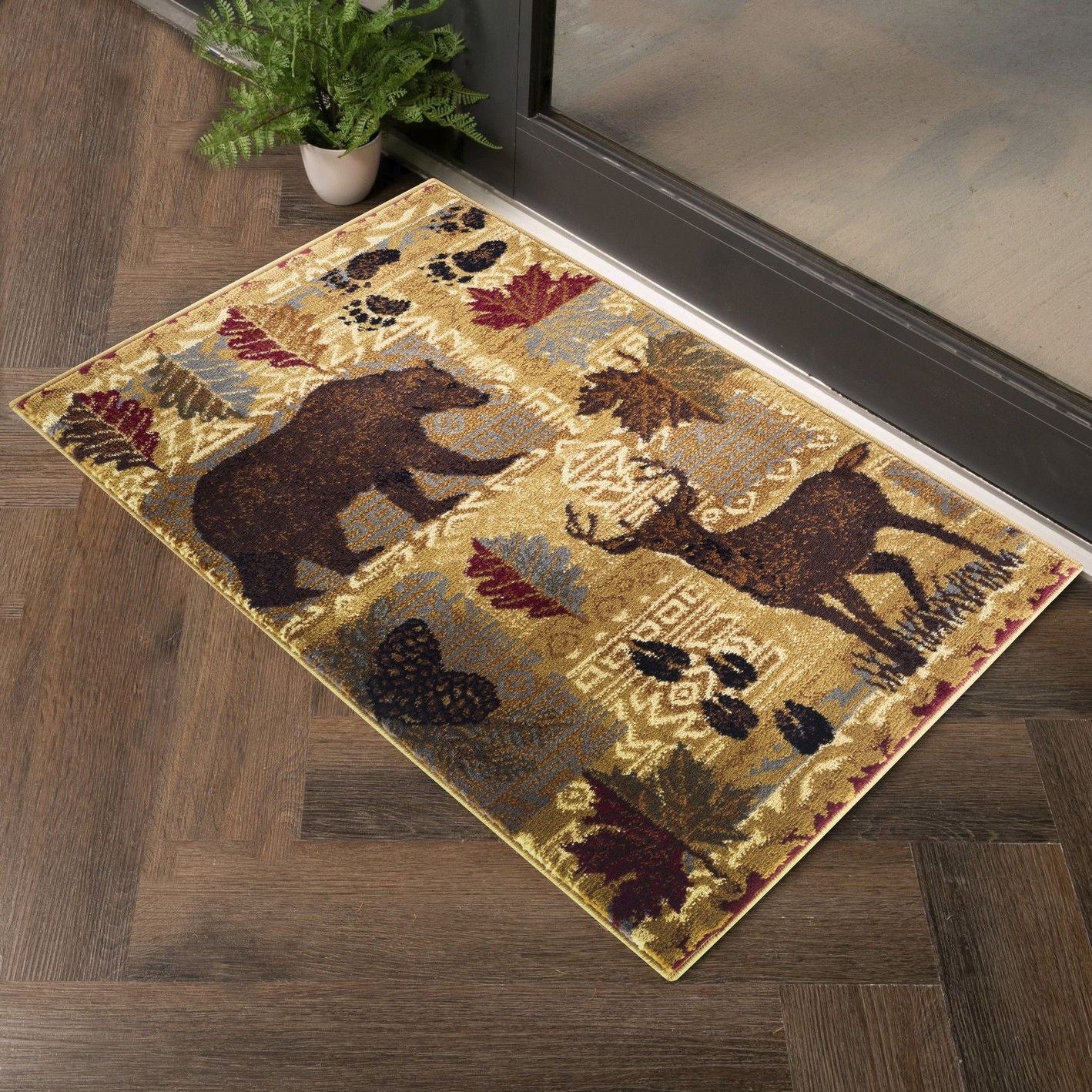 Nature's Nest - GC_CBL3002 Lodge Area Rug - Best Buy Furniture
