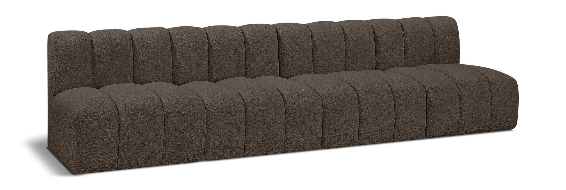 Arc - Boucle Fabric 4 Seats Modular Sofa - Best Buy Furniture