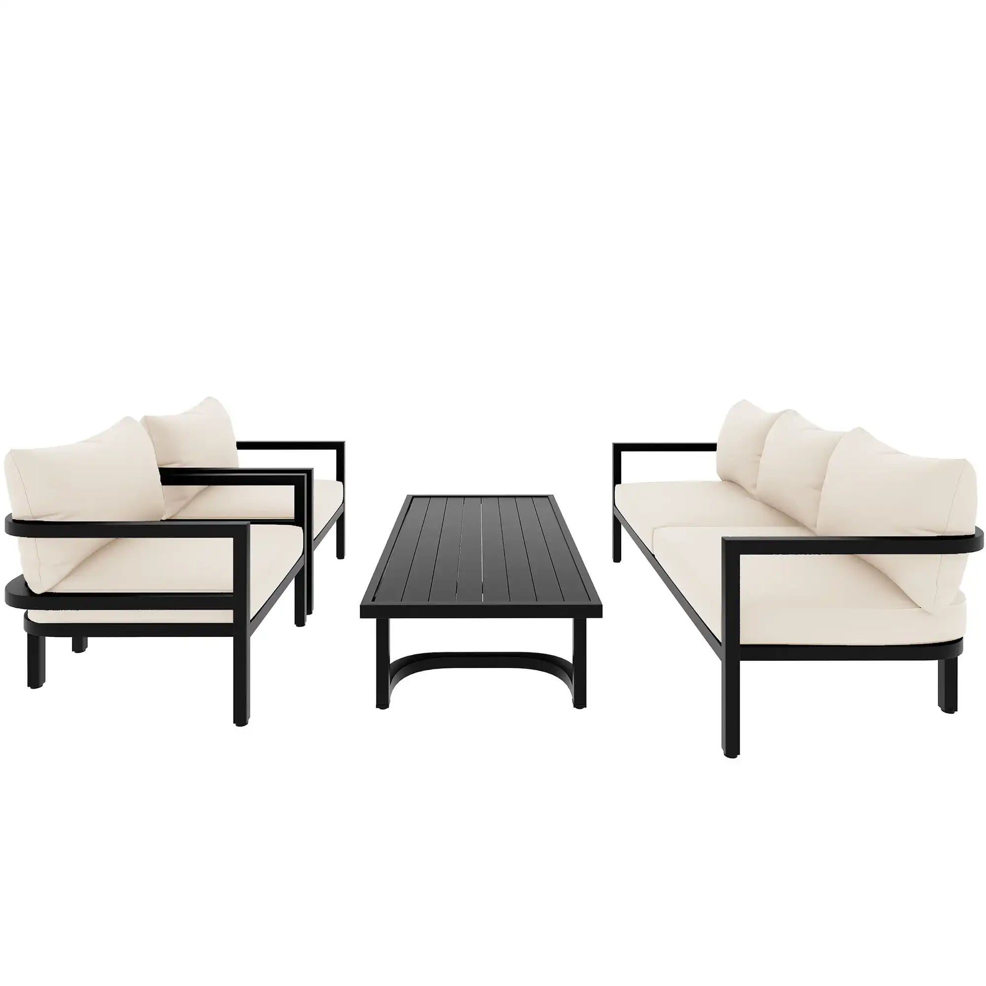 U_Style Multi-person Outdoor Steel Sofa Set, Waterproof, Anti-rust and Anti-uv, Suitable for Gardens and Lawns - Best Buy Furniture