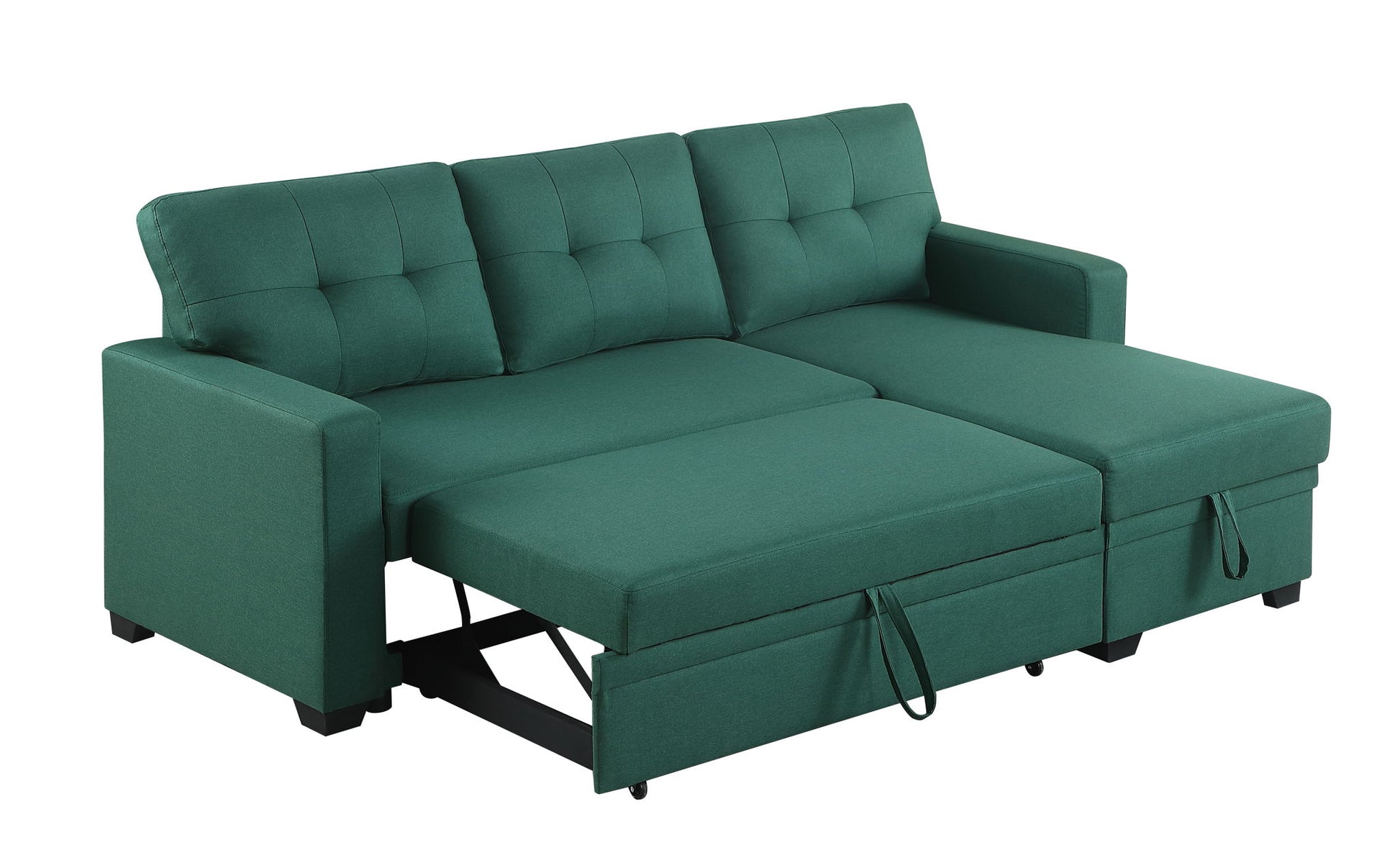 Upholstered Pull Out Sectional Sofa With Chaise - Best Buy Furniture