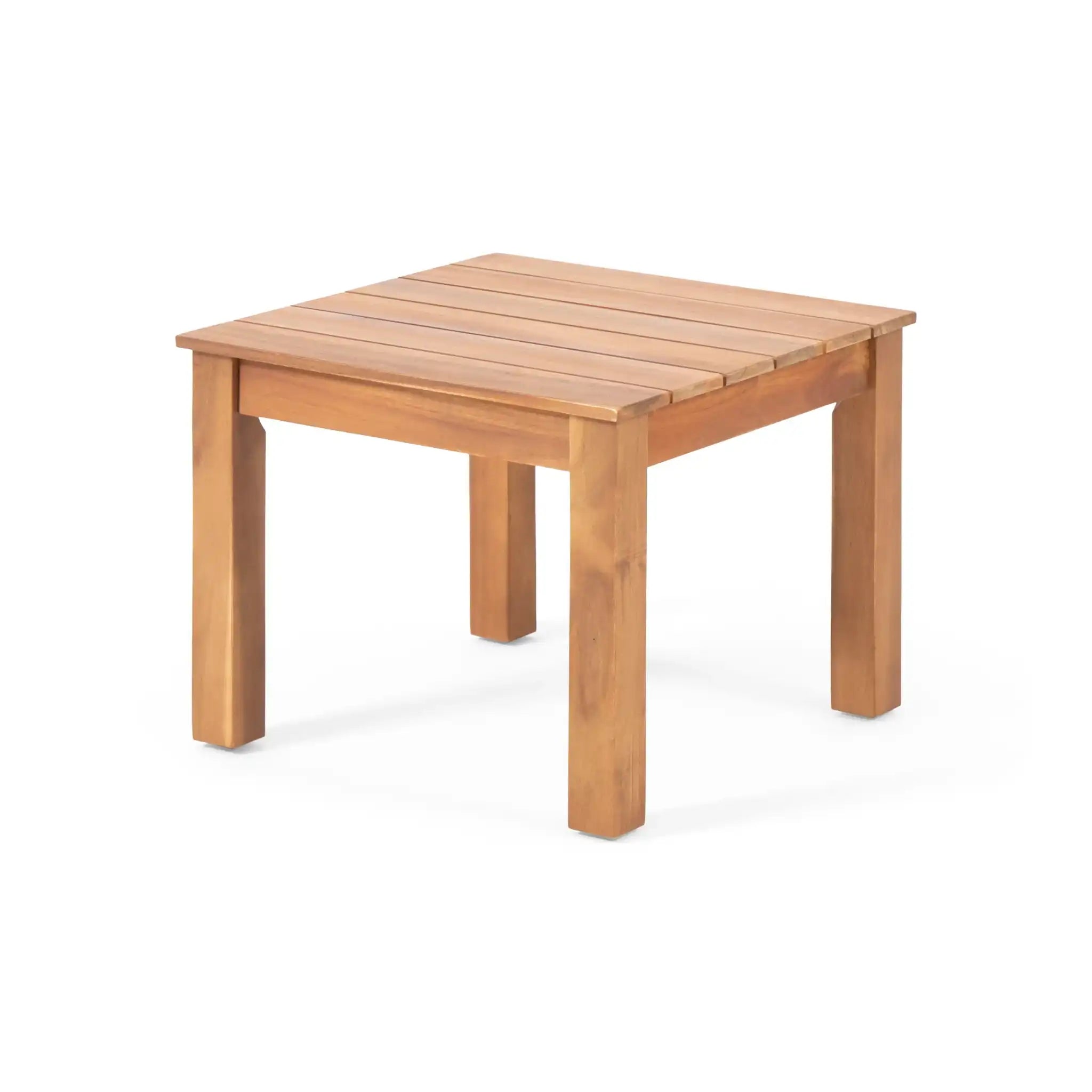 Halcyon - Outdoor Side Table With Slat Design - Best Buy Furniture
