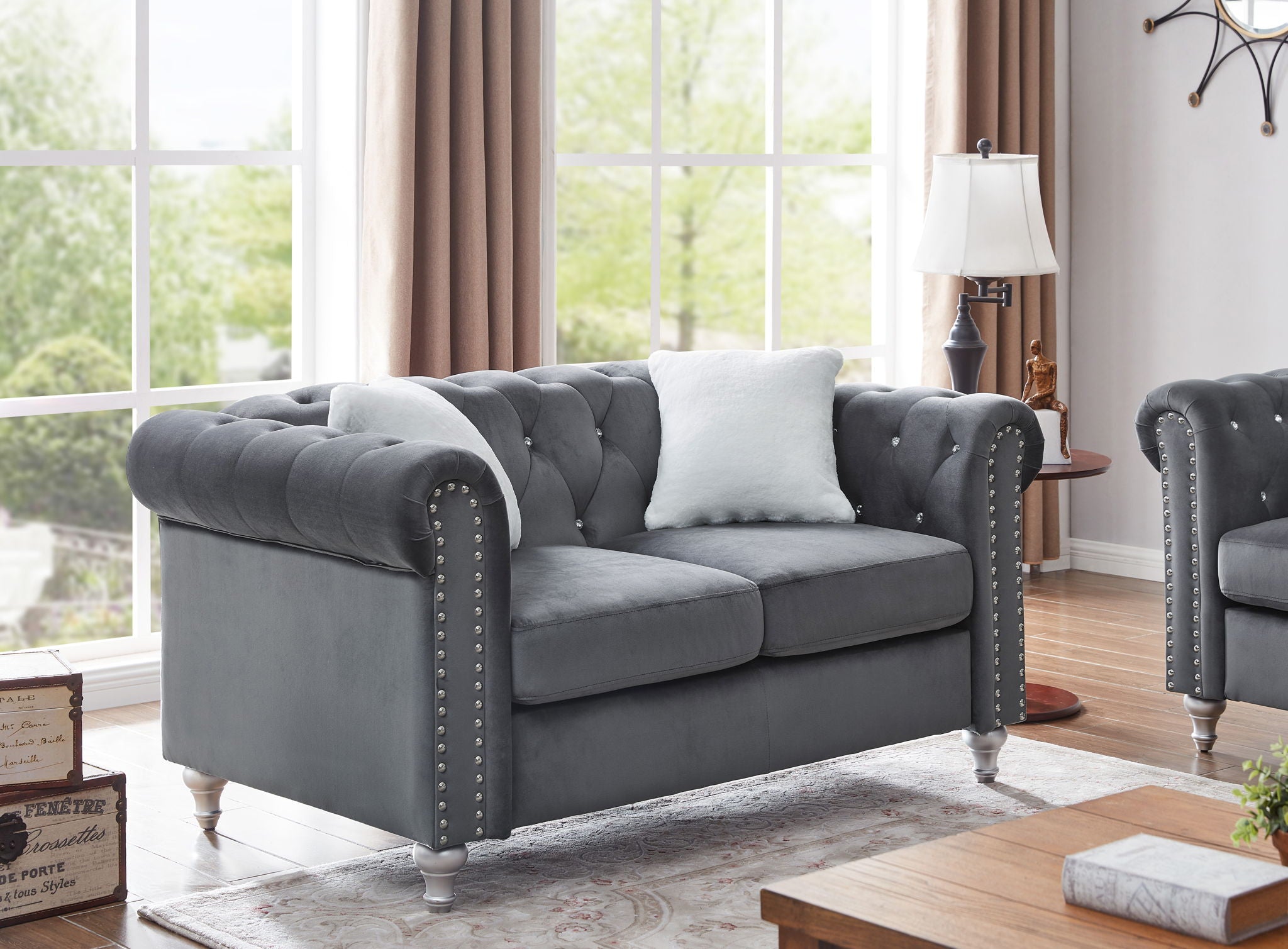 Stylish Contemporary Loveseat - Best Buy Furniture