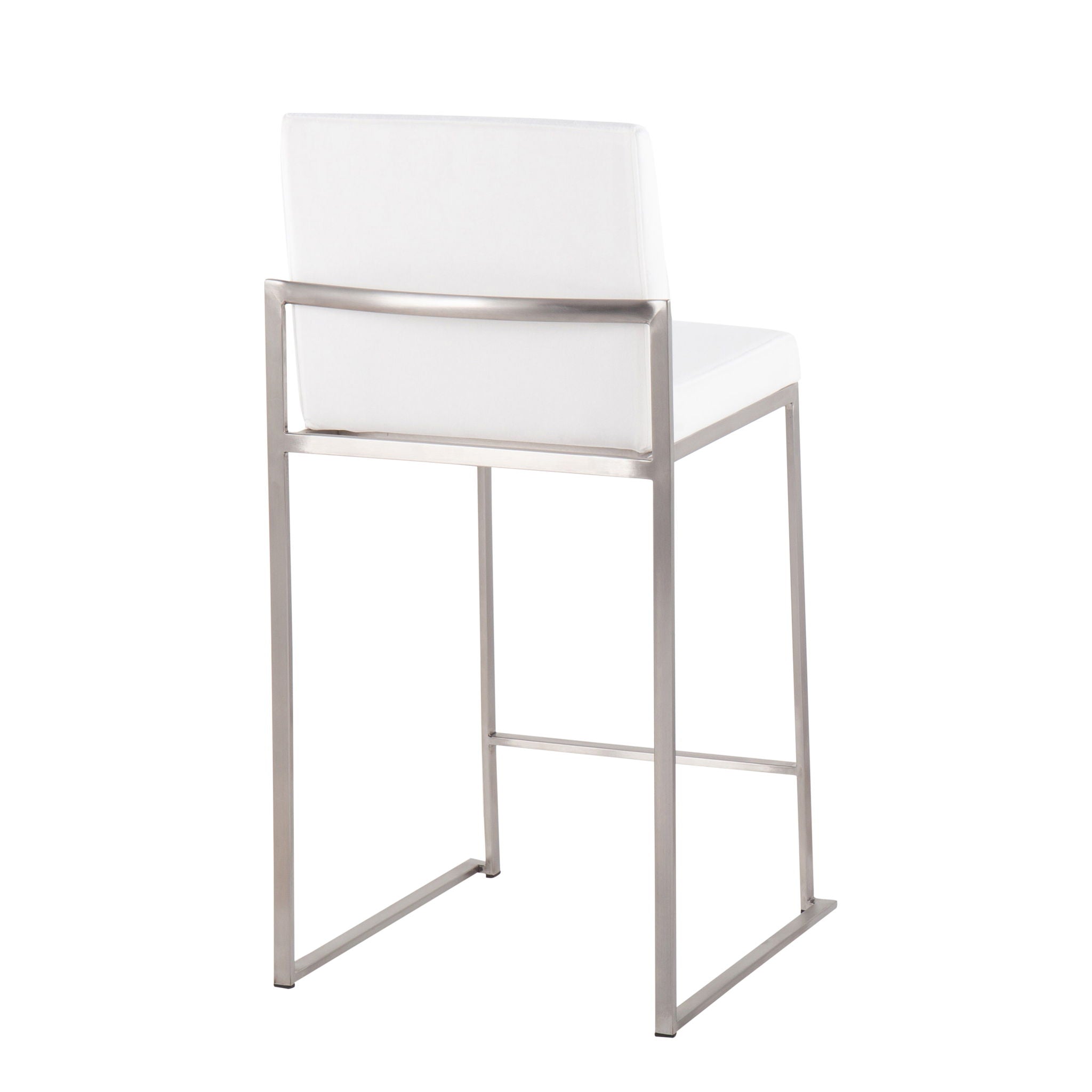 Fuji - Contemporary High Back Counter Stool, Functional Design - Best Buy Furniture