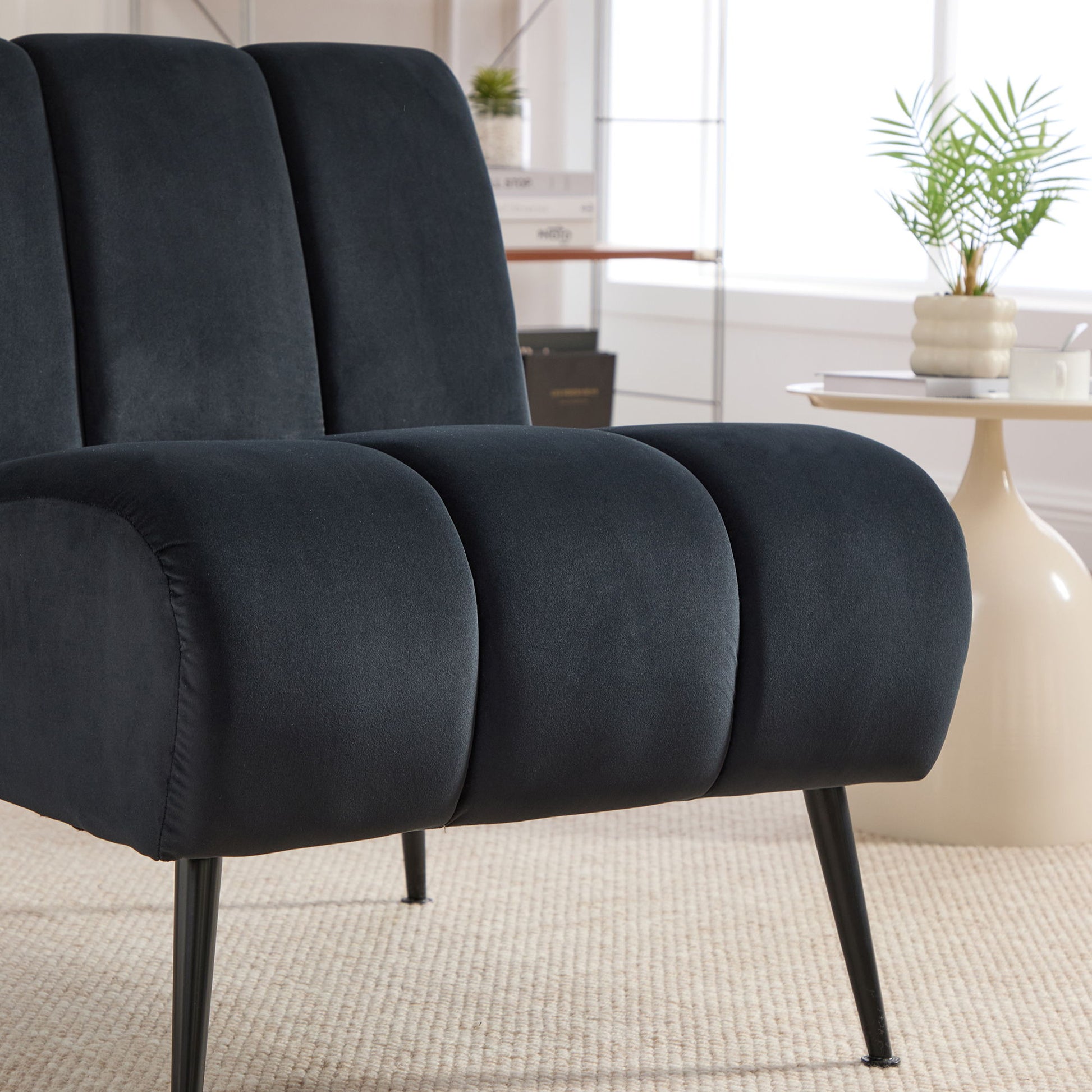 Upholstered Armless Chair For Living Room - Best Buy Furniture
