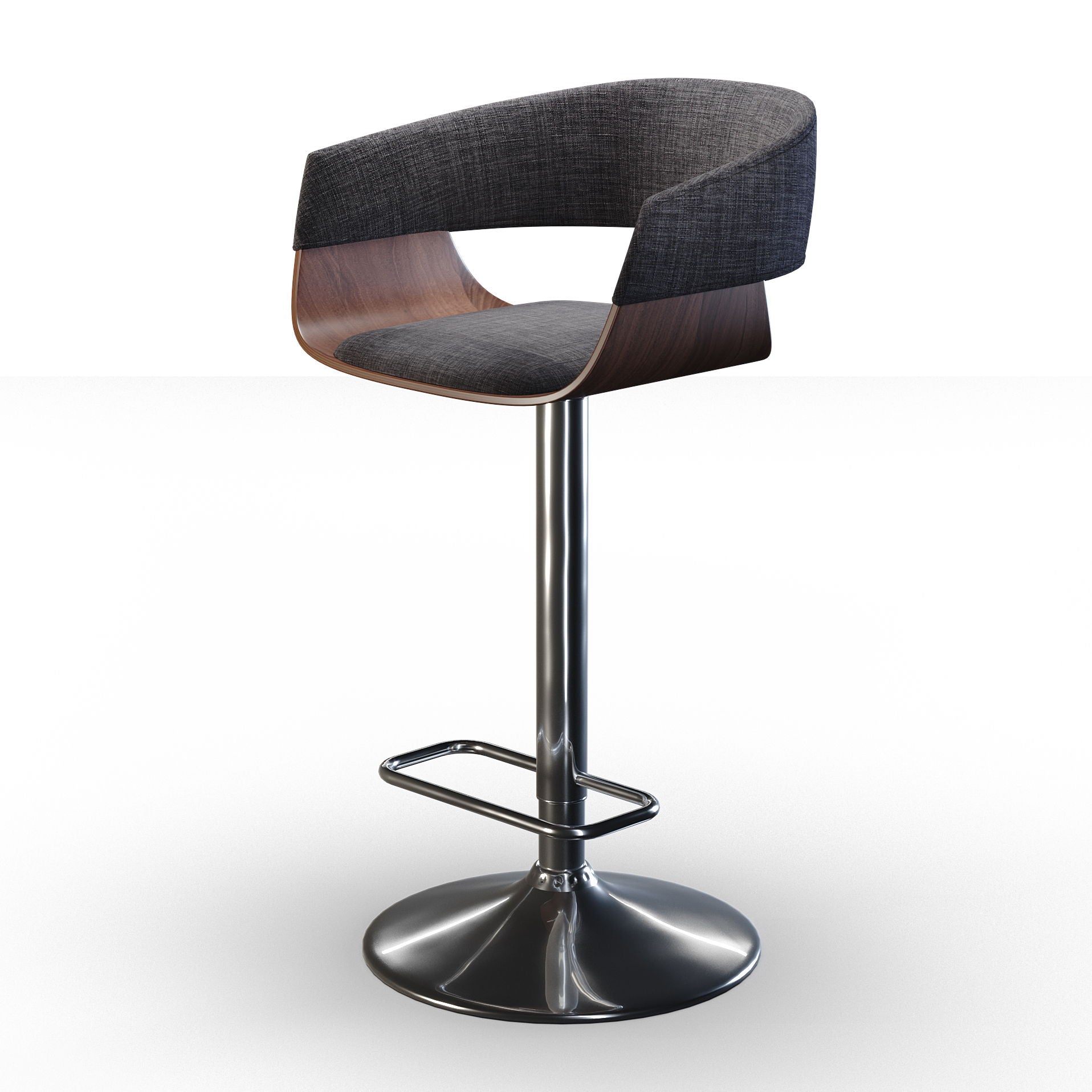 Lowell - Multi-Functional Adjustable Swivel Bar Stool - Best Buy Furniture