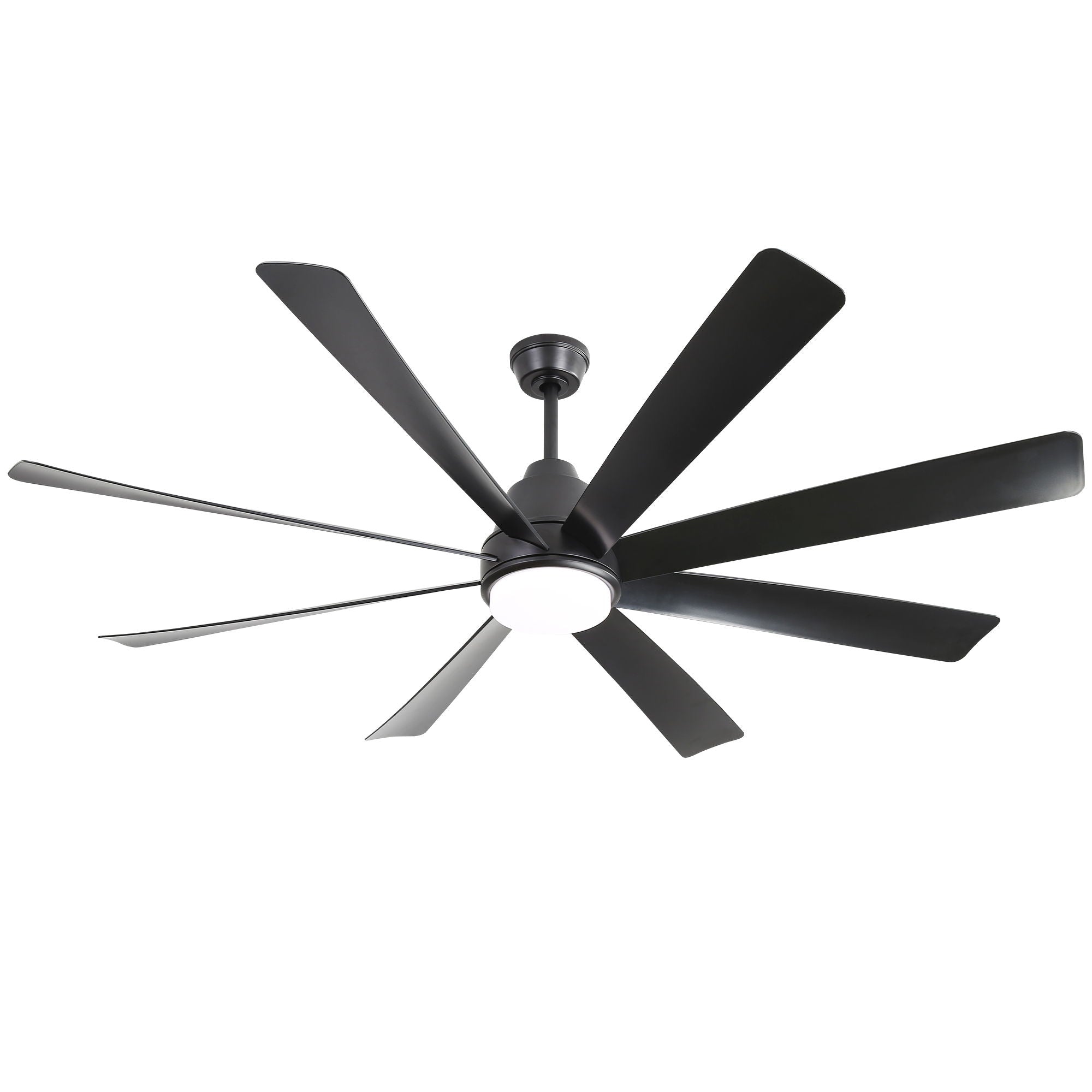Large Ceiling Fans With Lights And Remote Control 6 Wind Speed DC Motor For Living Room - Black - Best Buy Furniture