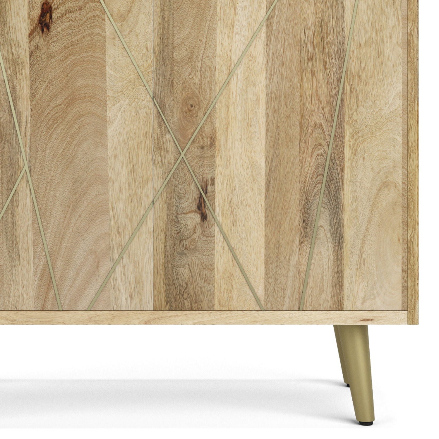 Jager - Bookshelf With Doors - Natural - Best Buy Furniture