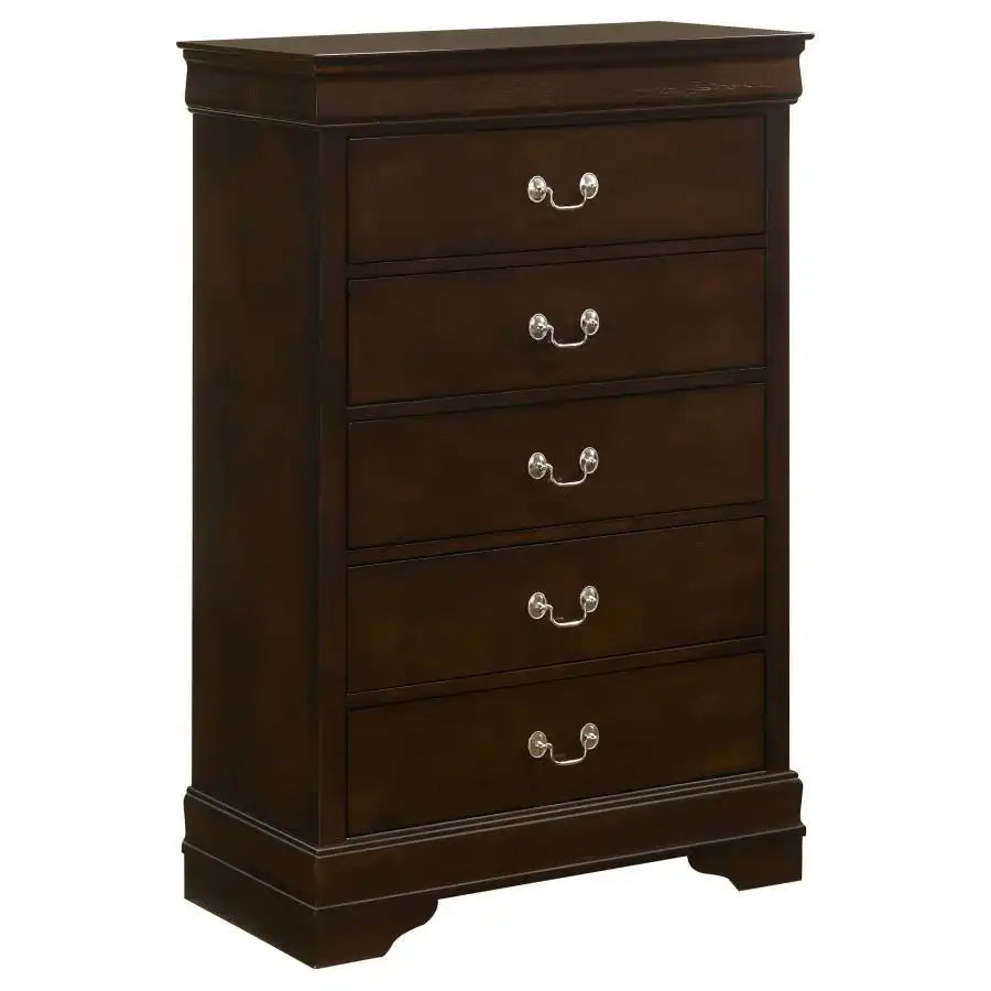 Louis Philippe - Five-drawer Chest - Best Buy Furniture