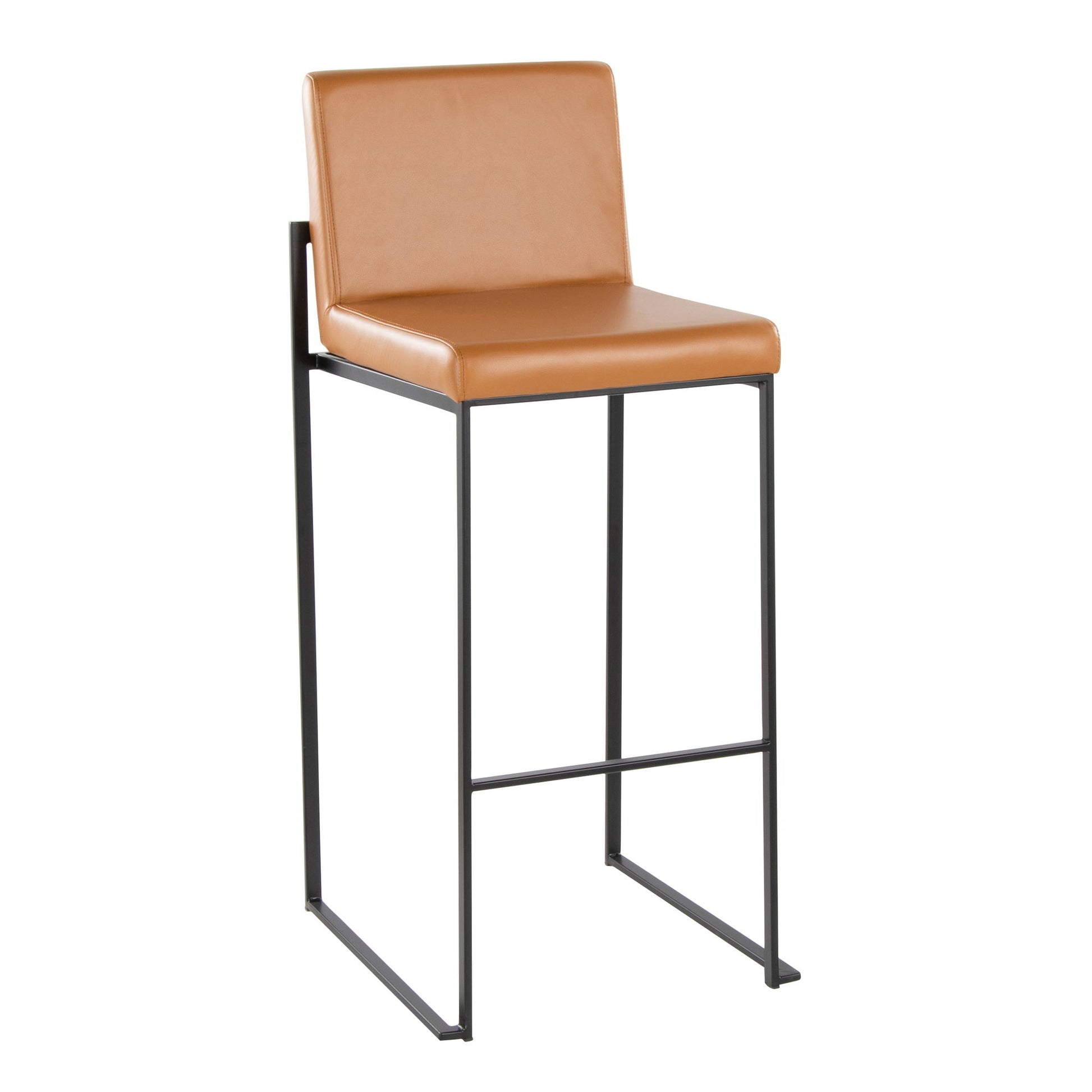 Fuji - Contemporary High Back Barstool Elegant Design - Best Buy Furniture