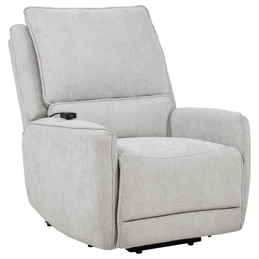 Sylmar - Chenille Upholstered Power Recliner - Best Buy Furniture
