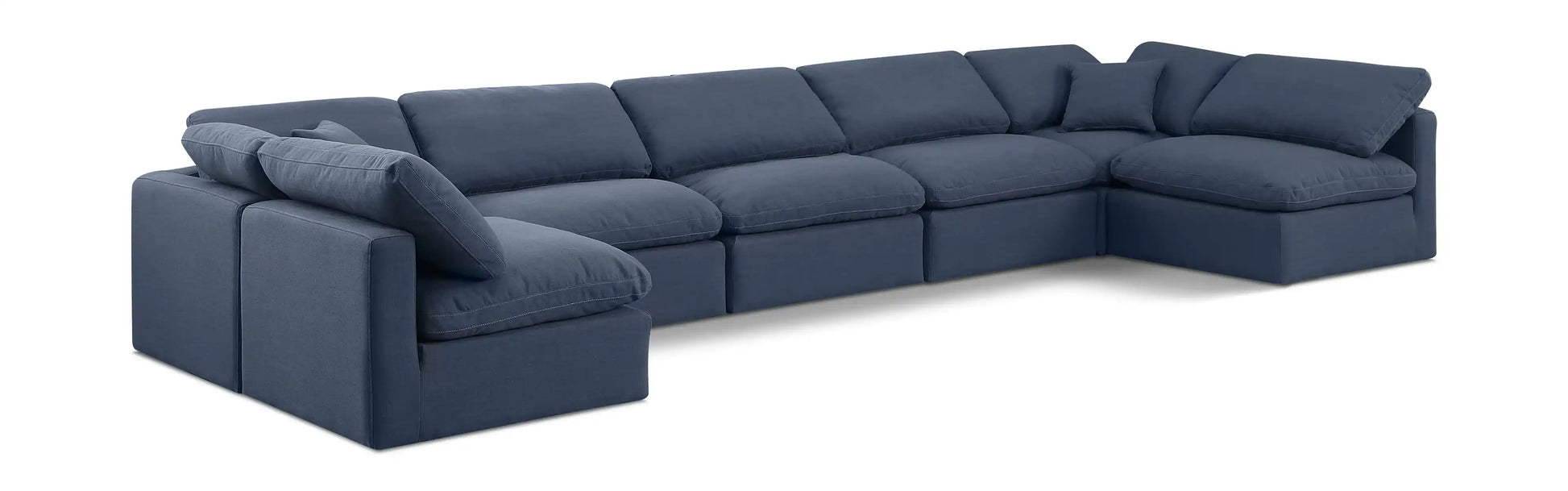Indulge - Linen 7 Piece Modular U-Shaped Sectional - Best Buy Furniture