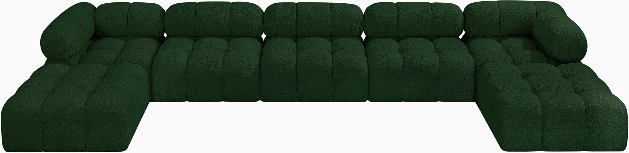 Ames - 7 Piece Fabric Modular U-Shaped Sectional - Best Buy Furniture