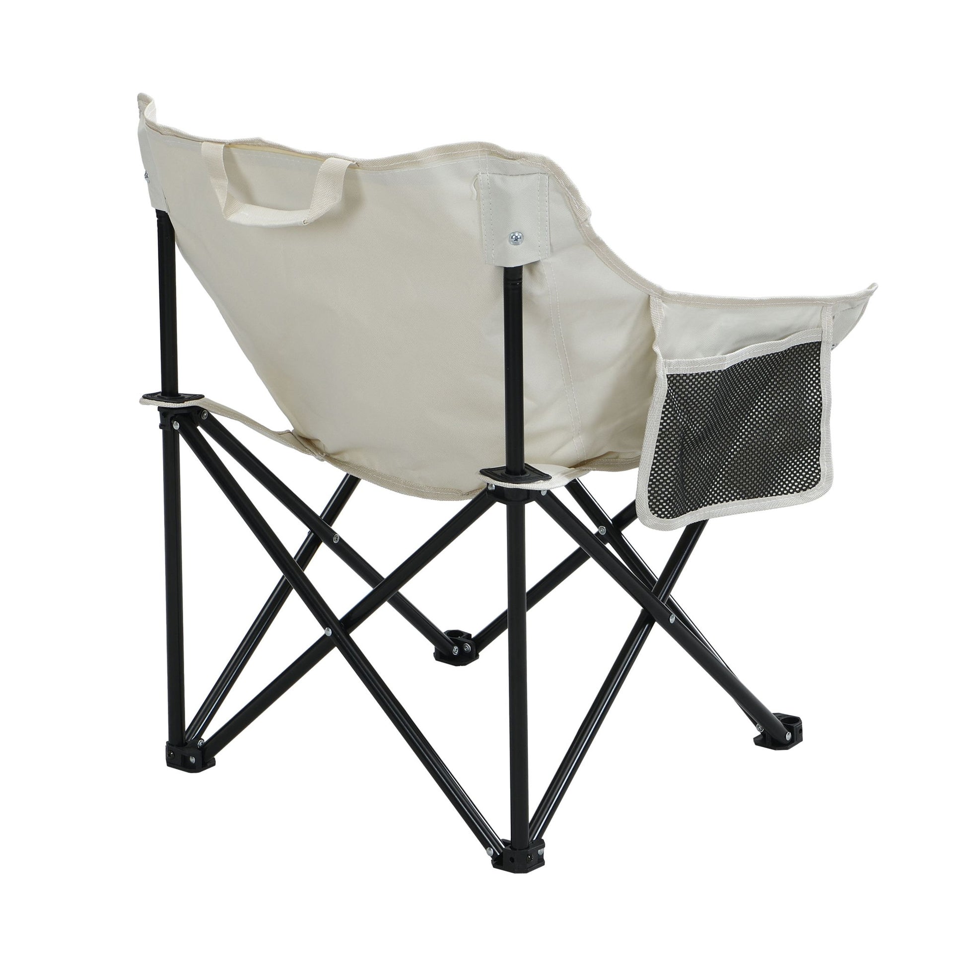 2 Pieces Outdoor Camping Chairs Folding / Portable, Comfortable Seating, Durable Steel Fram - Best Buy Furniture