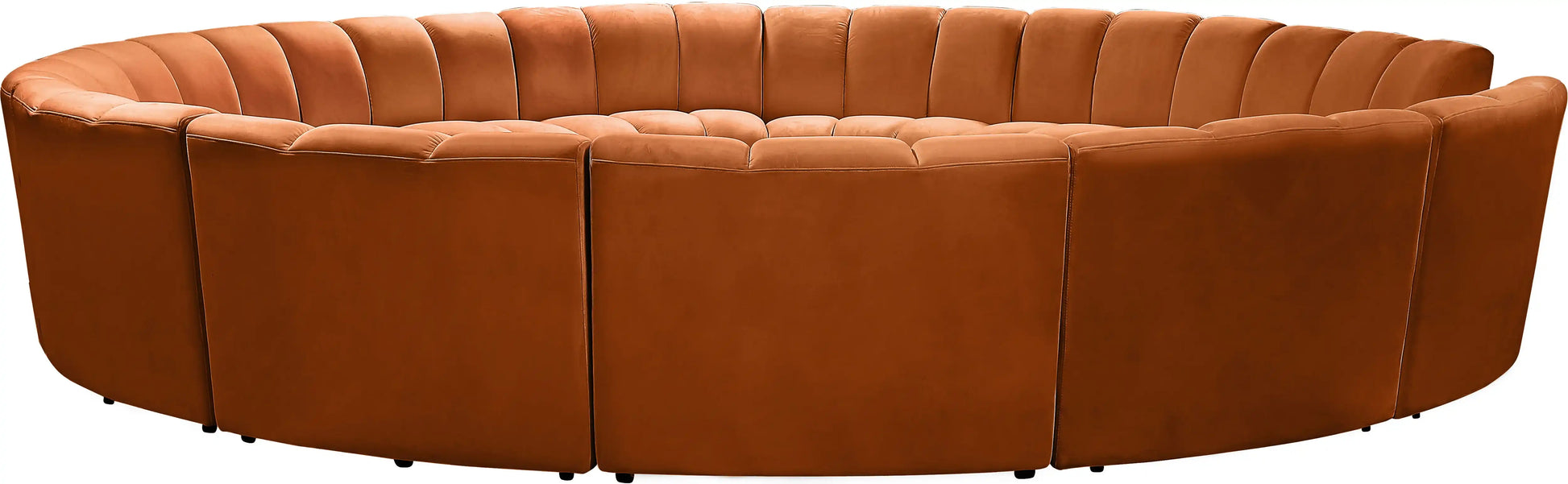 Infinity - 12 Piece Velvet Modular Sectional - Best Buy Furniture
