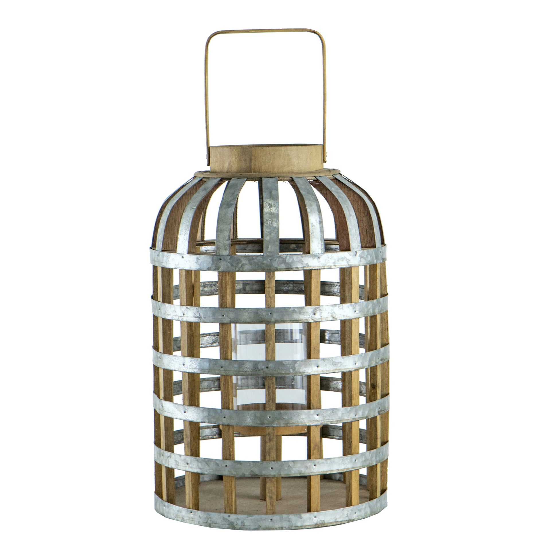 Decorative Lantern With Handle, Wooden Lantern For Indoor Outdoor, Home Garden Wedding - Best Buy Furniture