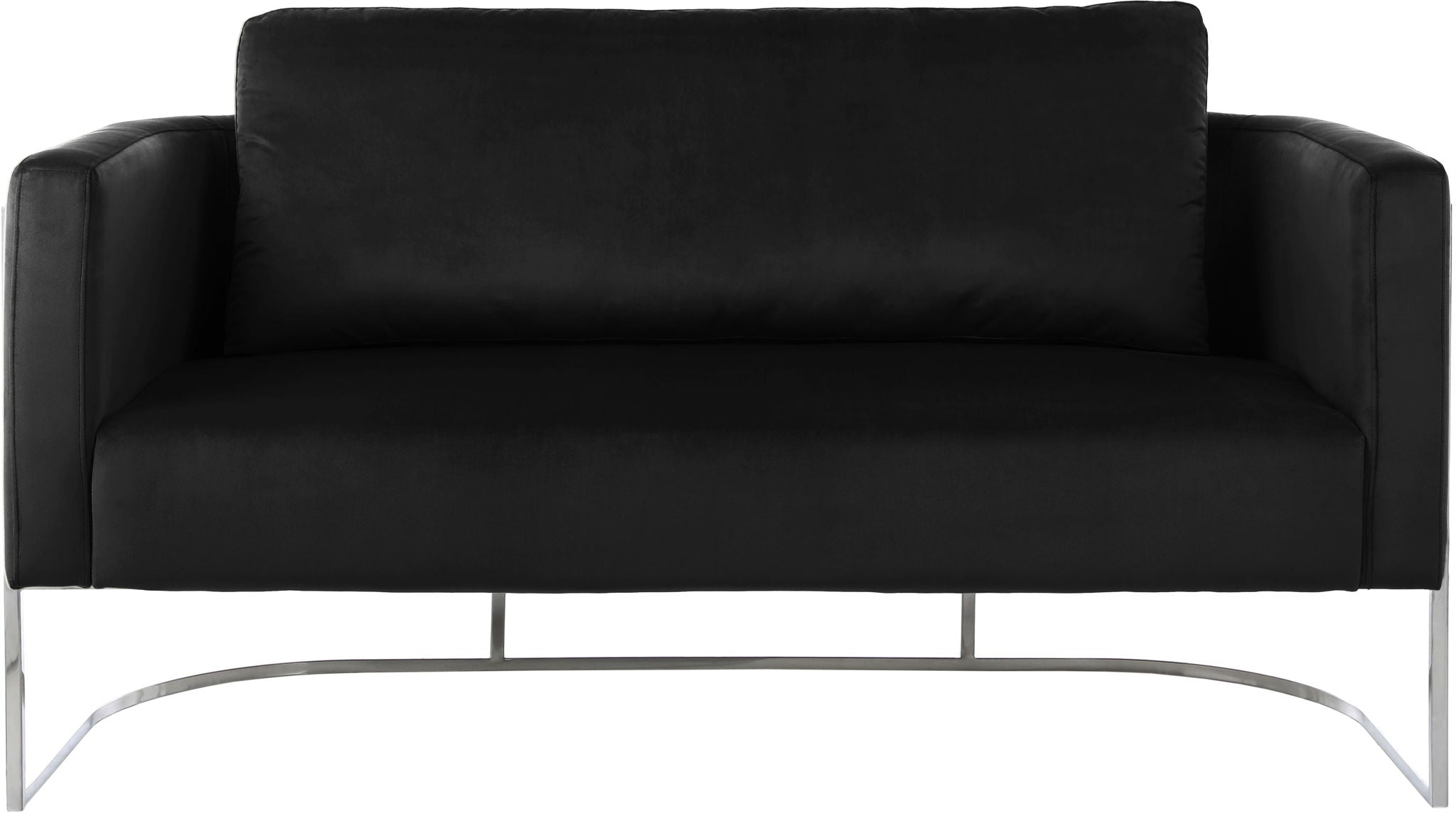 Casa - Loveseat with Chrome Legs - Best Buy Furniture