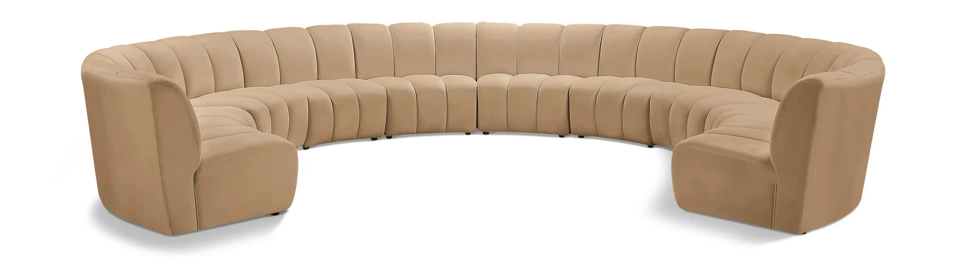 Infinity - 10 Piece Modular Sectional - Camel - Best Buy Furniture
