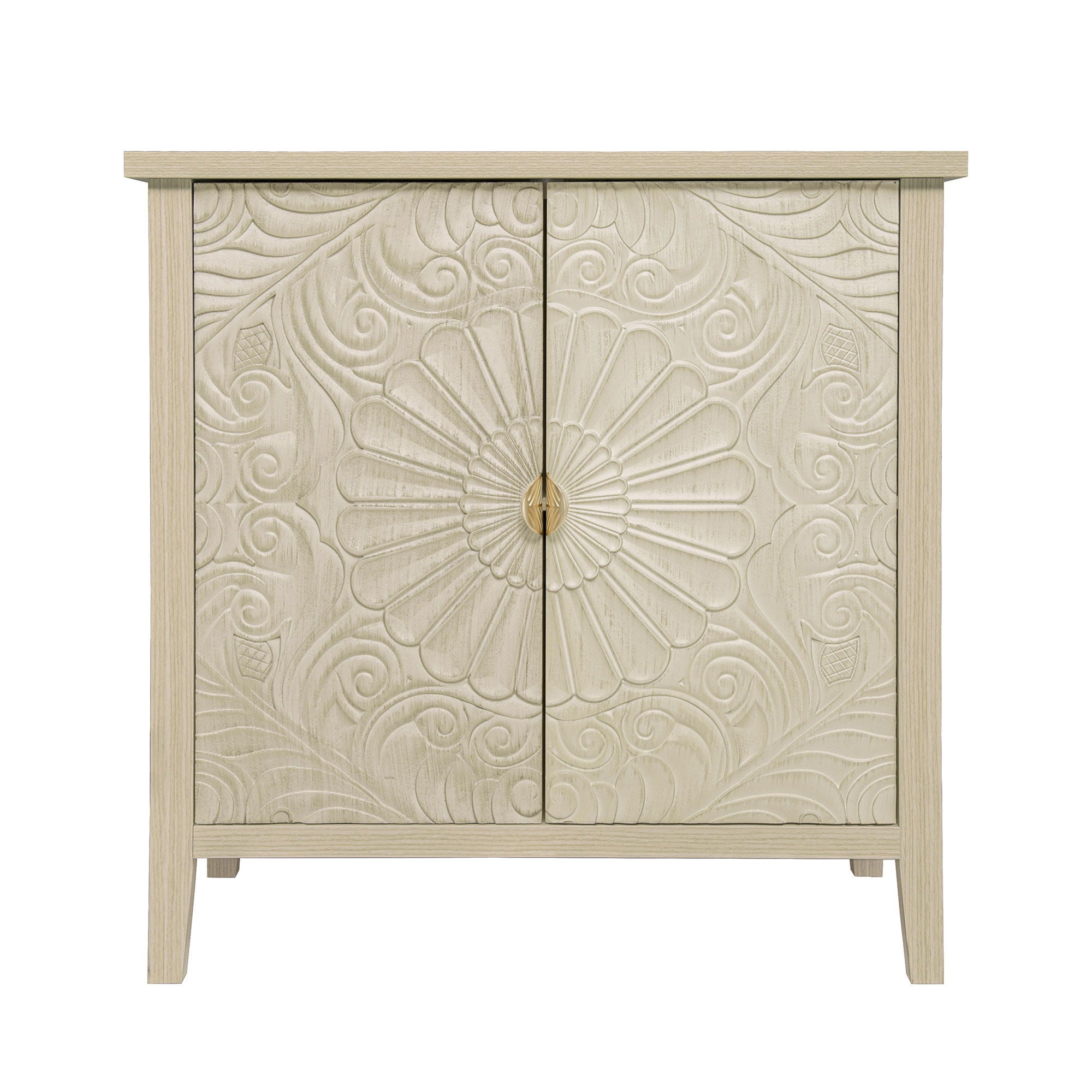 2 Door Cabinet, American Furniture, Suitable For Bedroom, Living Room, Study - Natural - Best Buy Furniture