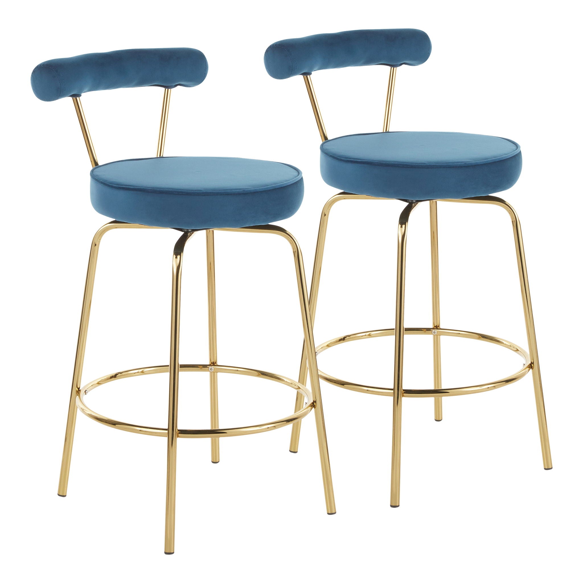 Rhonda - Glam Counter Stool (Set of 2) - Best Buy Furniture