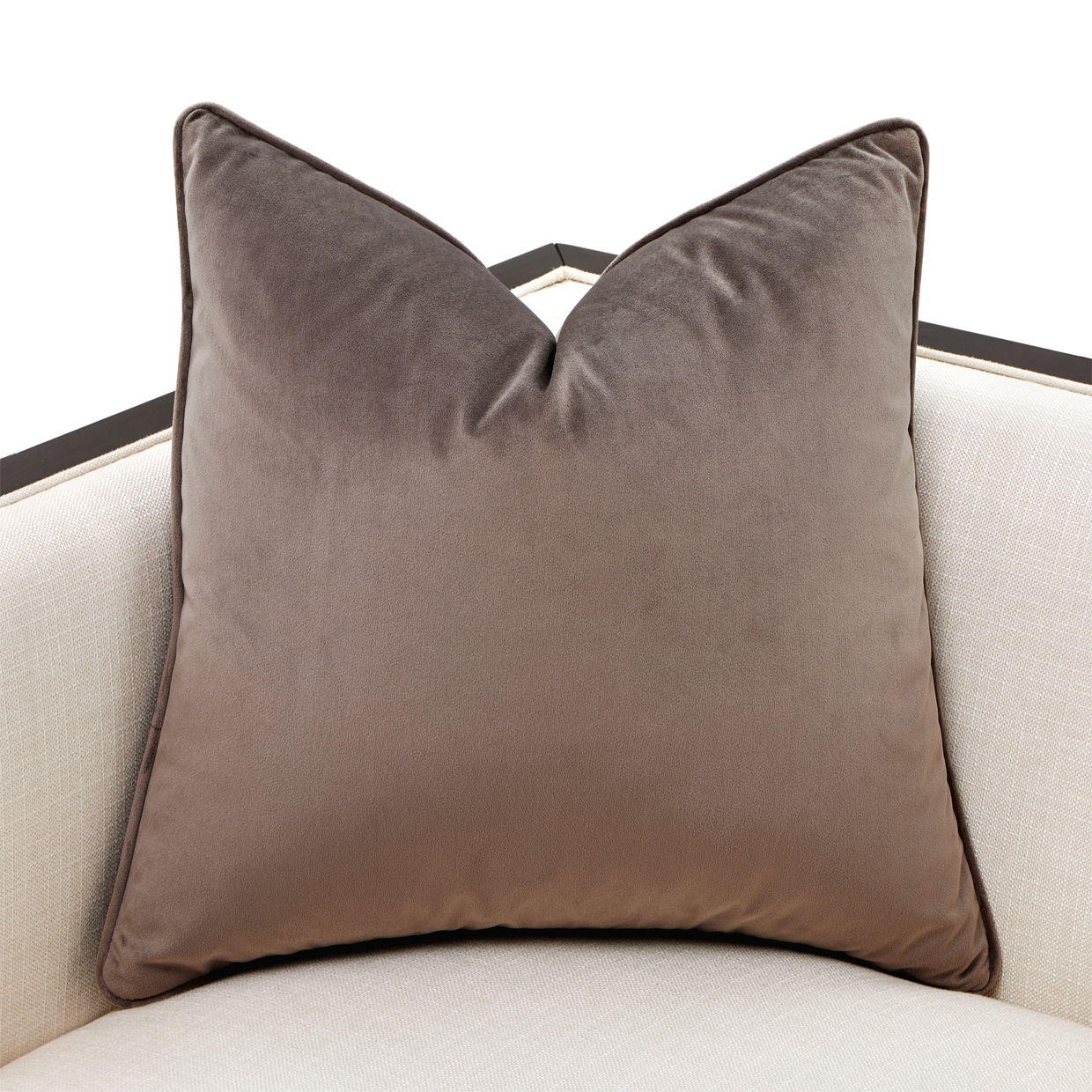 Belmont Place - Loveseat - Cream / Espresso - Best Buy Furniture