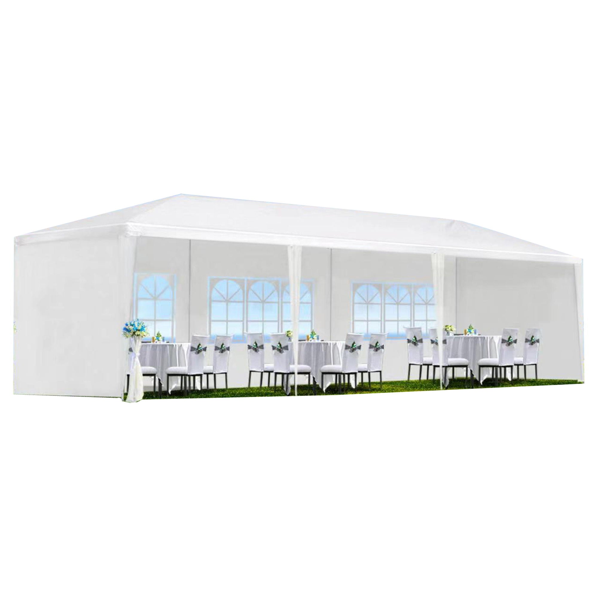 10X30' Wedding Party Canopy Tent Outdoor Gazebo With Removable Sidewalls - Best Buy Furniture