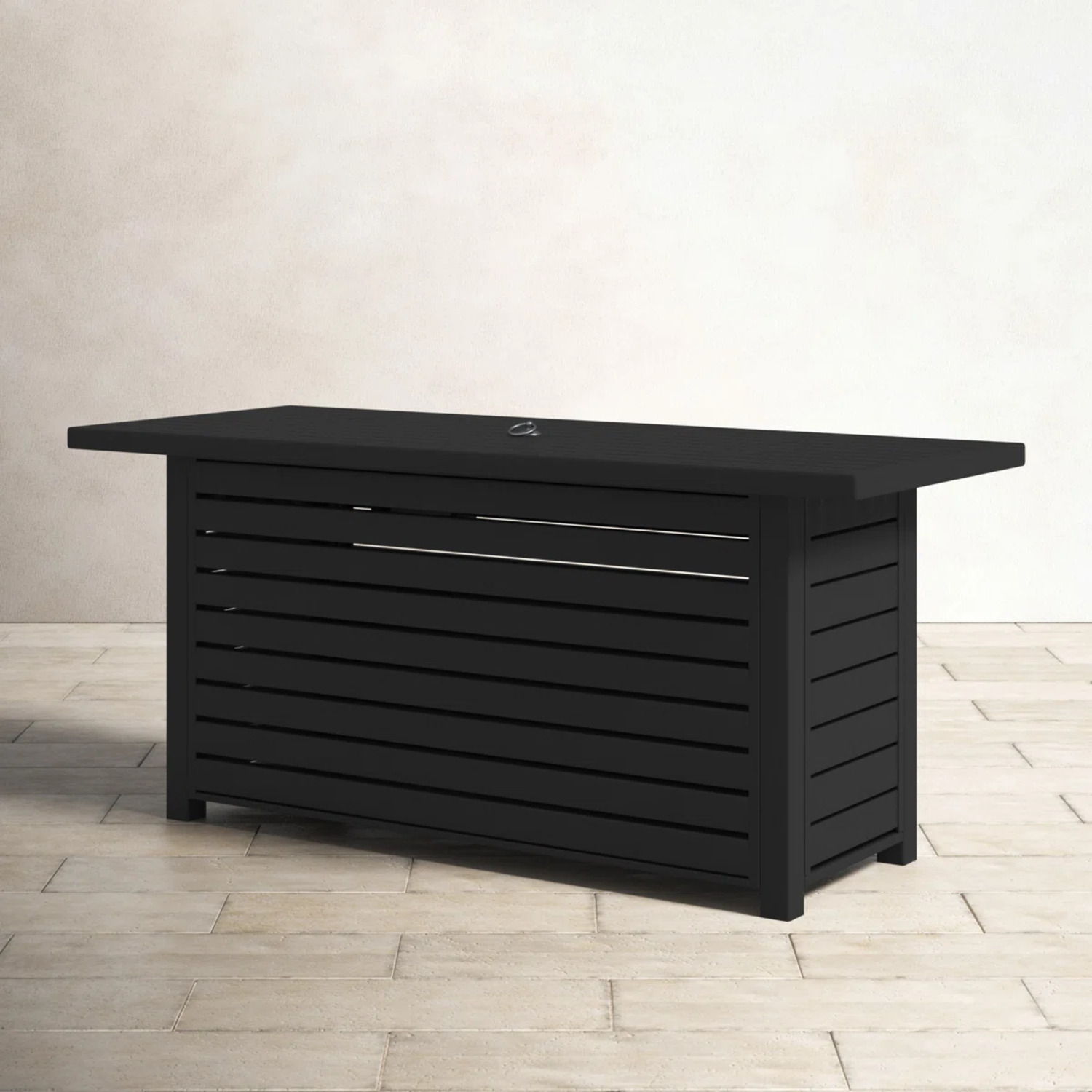 Propane / Gas Outdoor Fire Pit Table With Lid - Best Buy Furniture