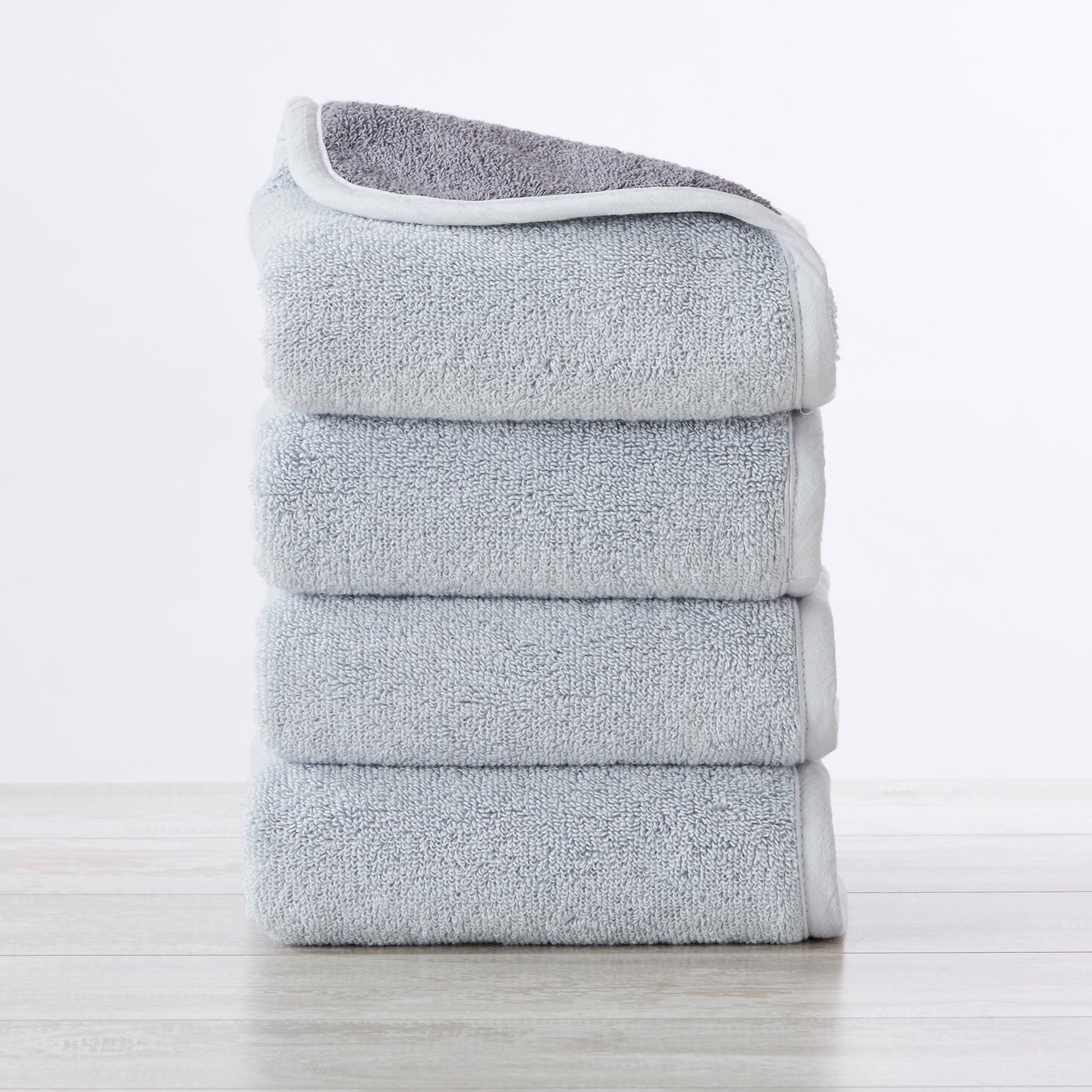 4 Pack Two-Toned Hand Towel - Vanessa Collection - Best Buy Furniture