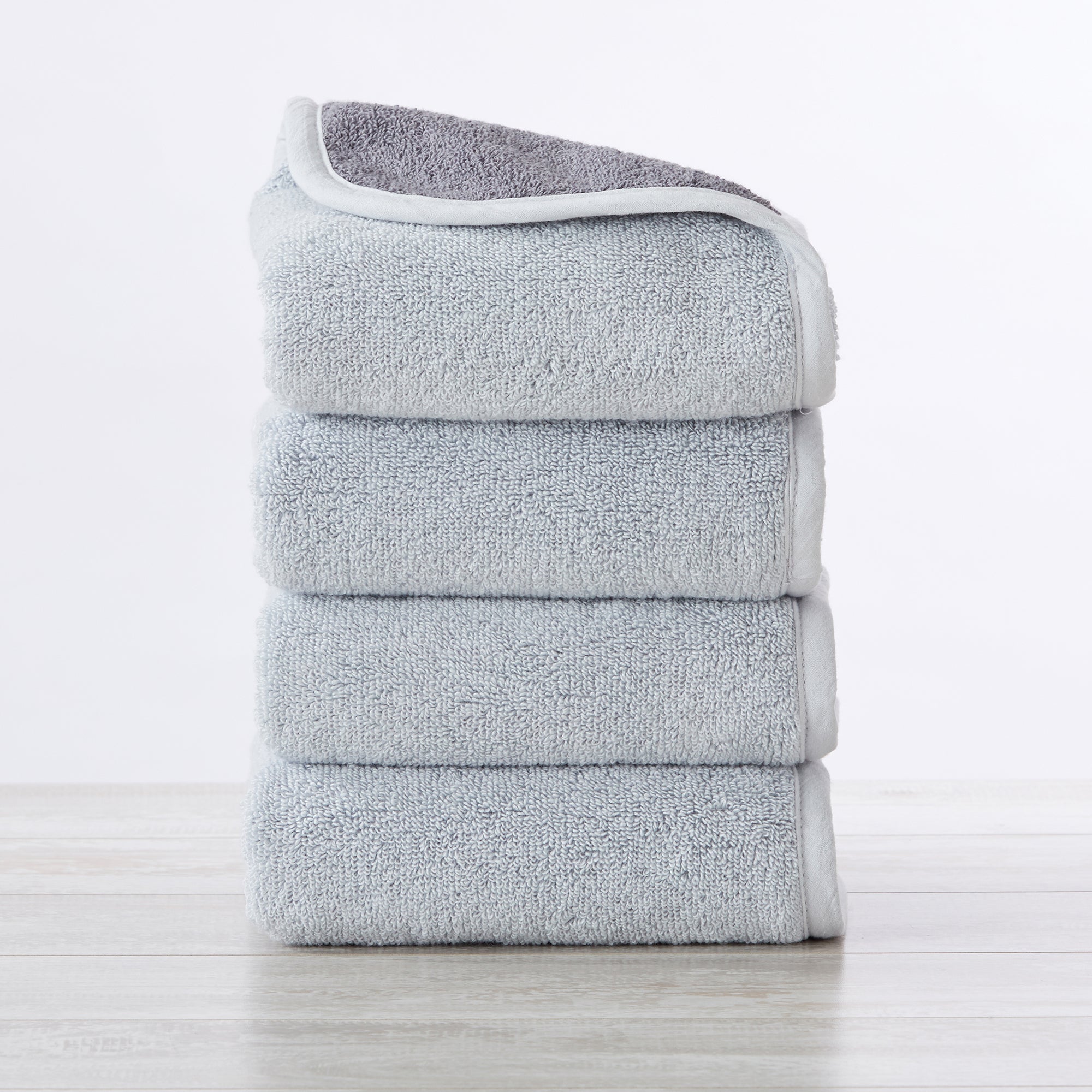 4 Pack Two-Toned Hand Towel - Vanessa Collection - Best Buy Furniture