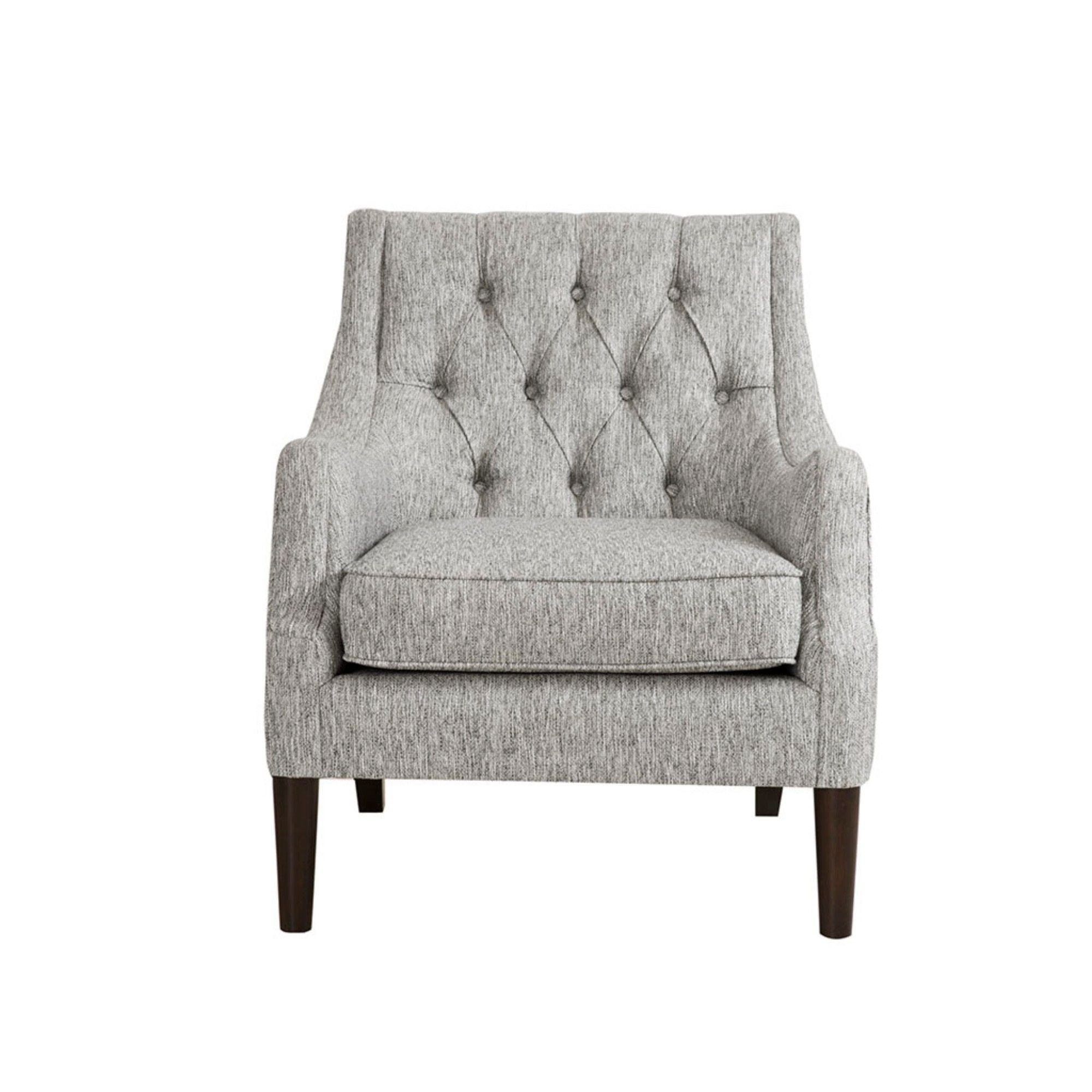 Button Tufted Accent Chair Vintage Style - Best Buy Furniture