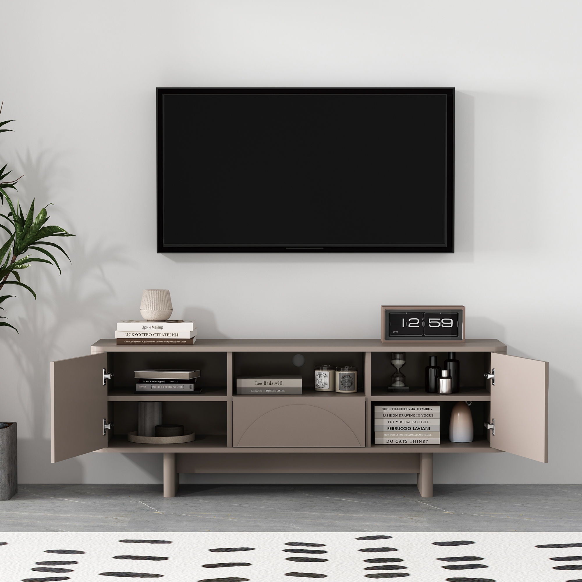 Ella - TV Stand With Adjustable Shelves