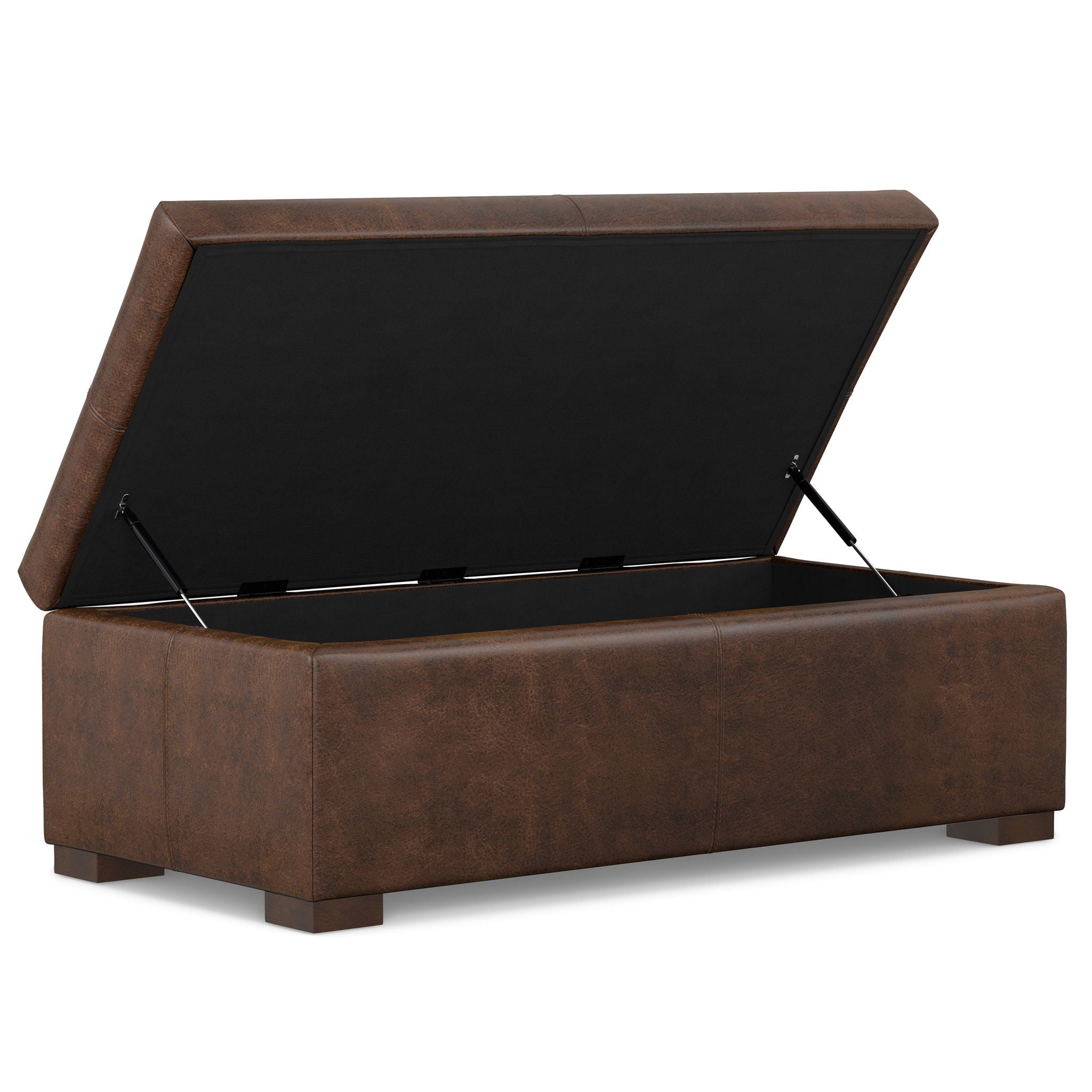 Gabbie - Coffee Table Upholstered Storage Ottoman - Best Buy Furniture