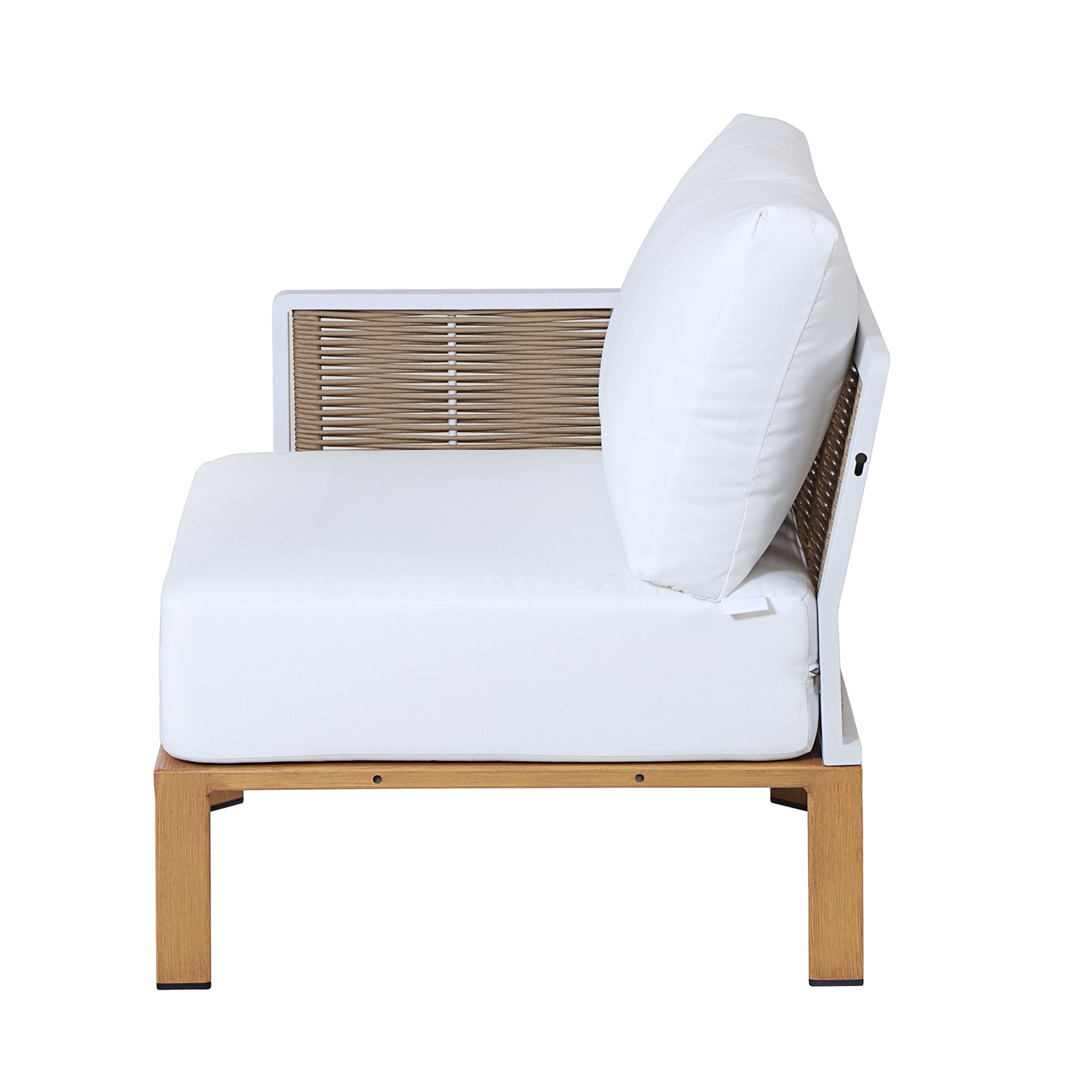 Vine - 4 Piece Outdoor Conversation Set - White