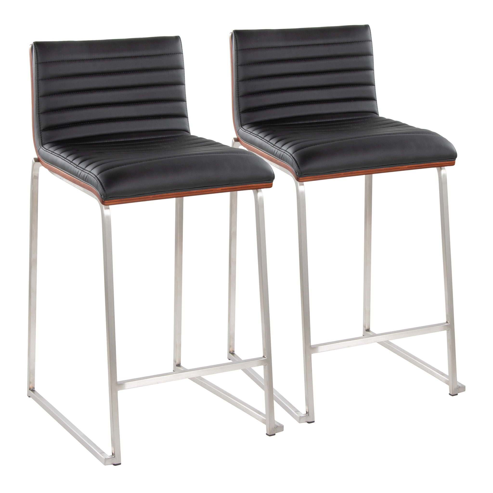 Mason Mara - Contemporary Fixed Height Counter Stool (Set of 2) - Best Buy Furniture